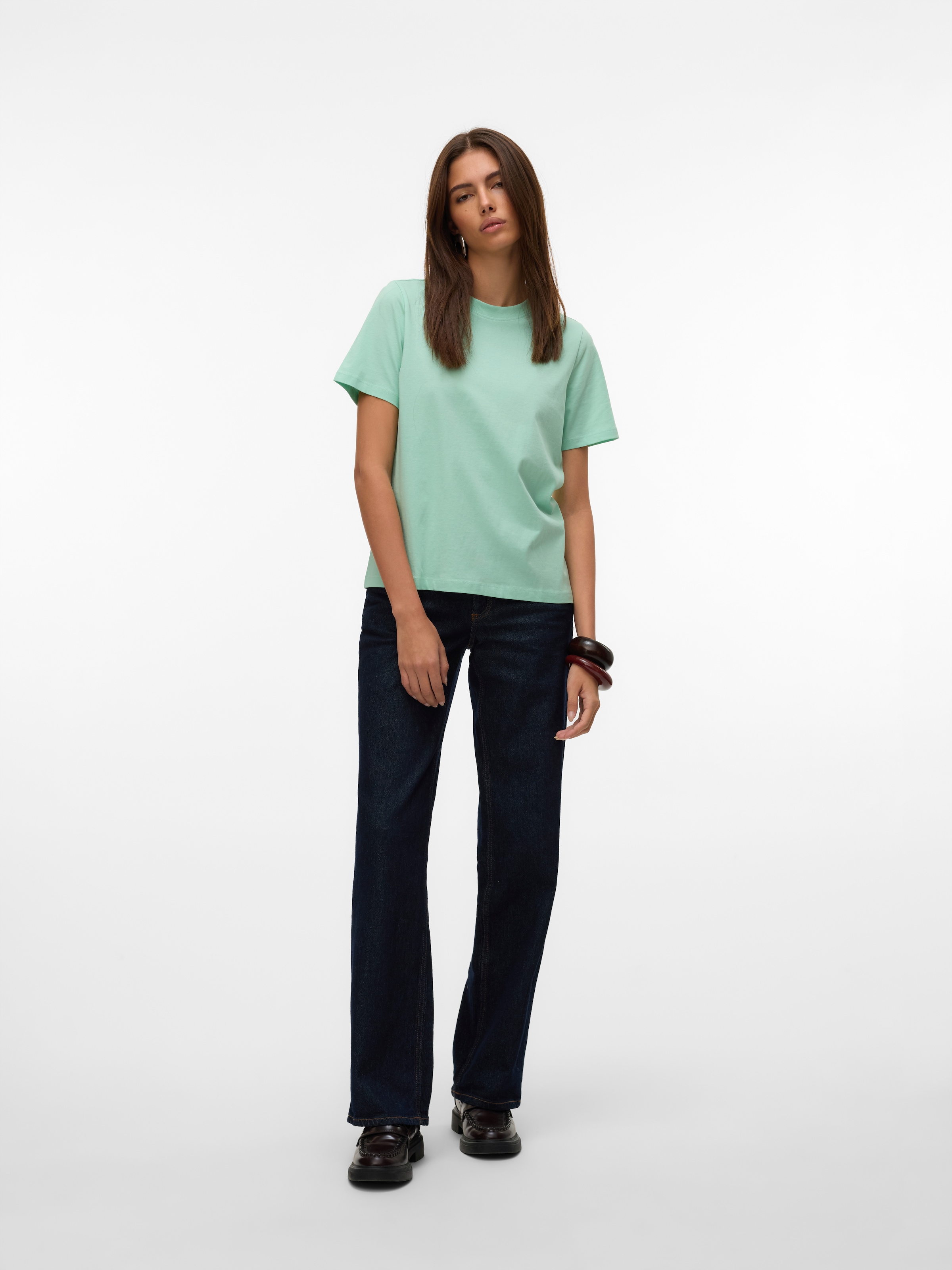 Vero Moda Kurzarmshirt »VMPAULINA SS T-SHIRT GA JRS NOOS«