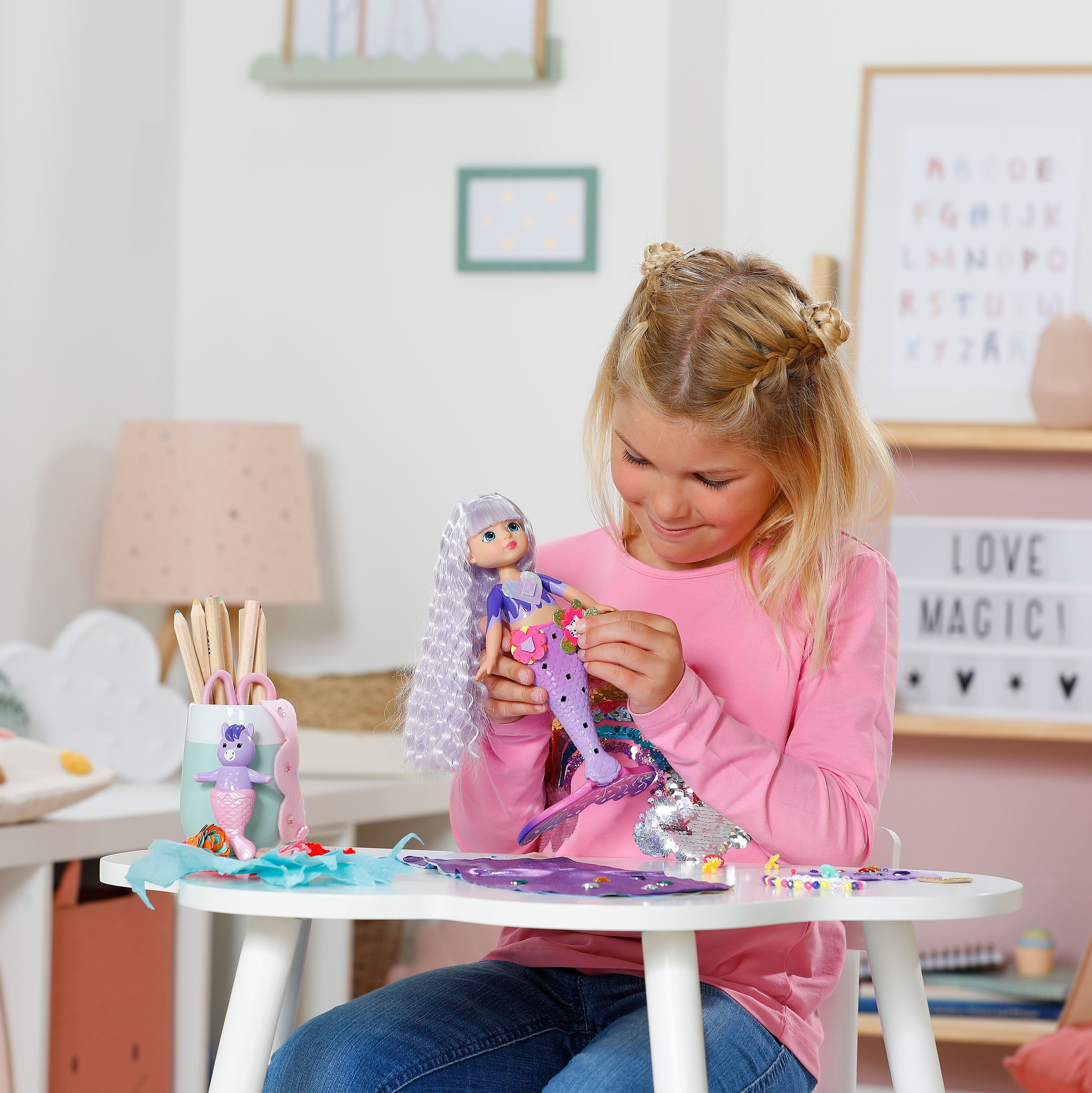 Baby Born Meerjungfrauenpuppe »Glam Up Aura«