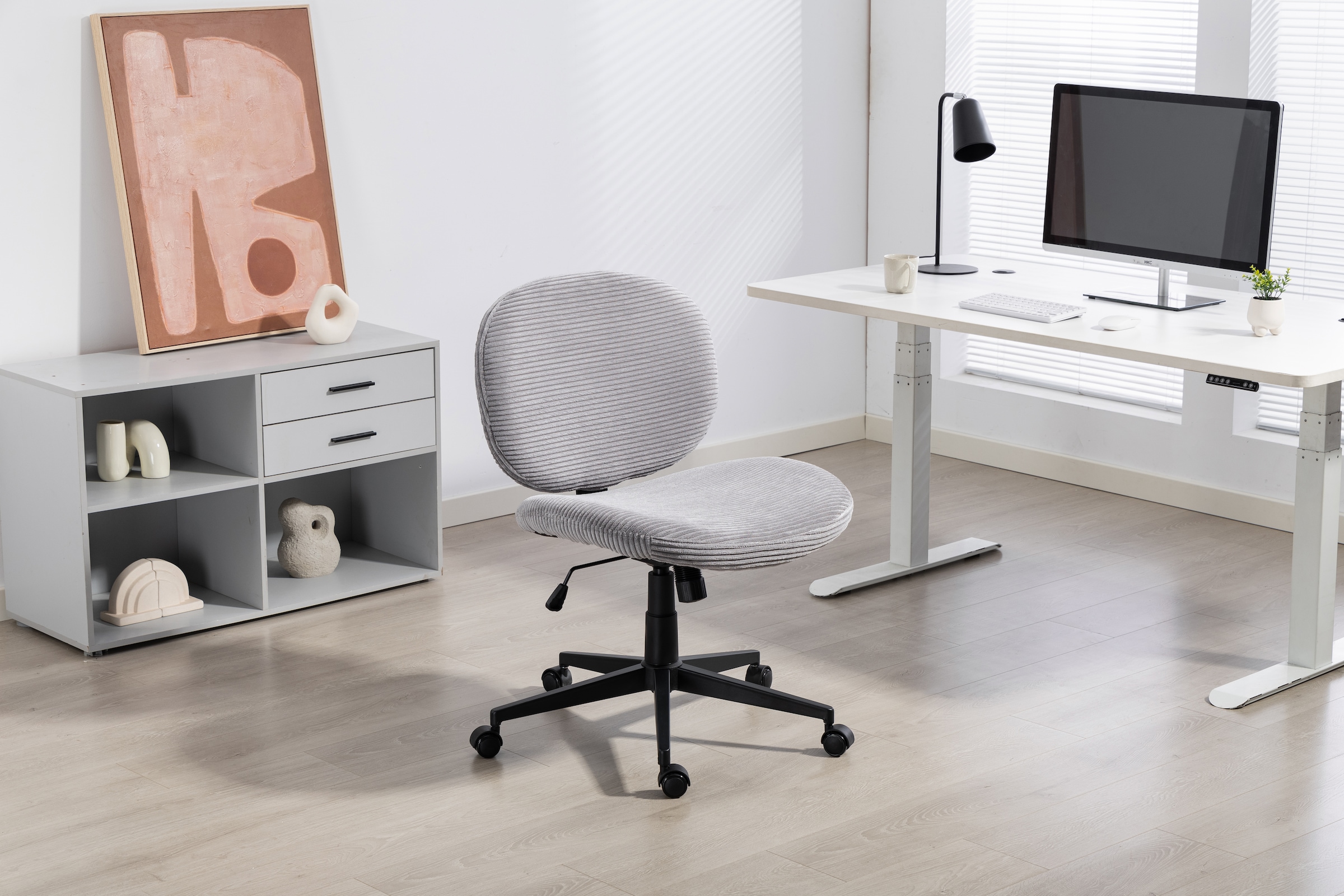 Duo Collection Drehstuhl »Tilo« () 1 Stk.Sitzhöhenverstellung, Wippmechanik, Sicherheitsdoppelrollen