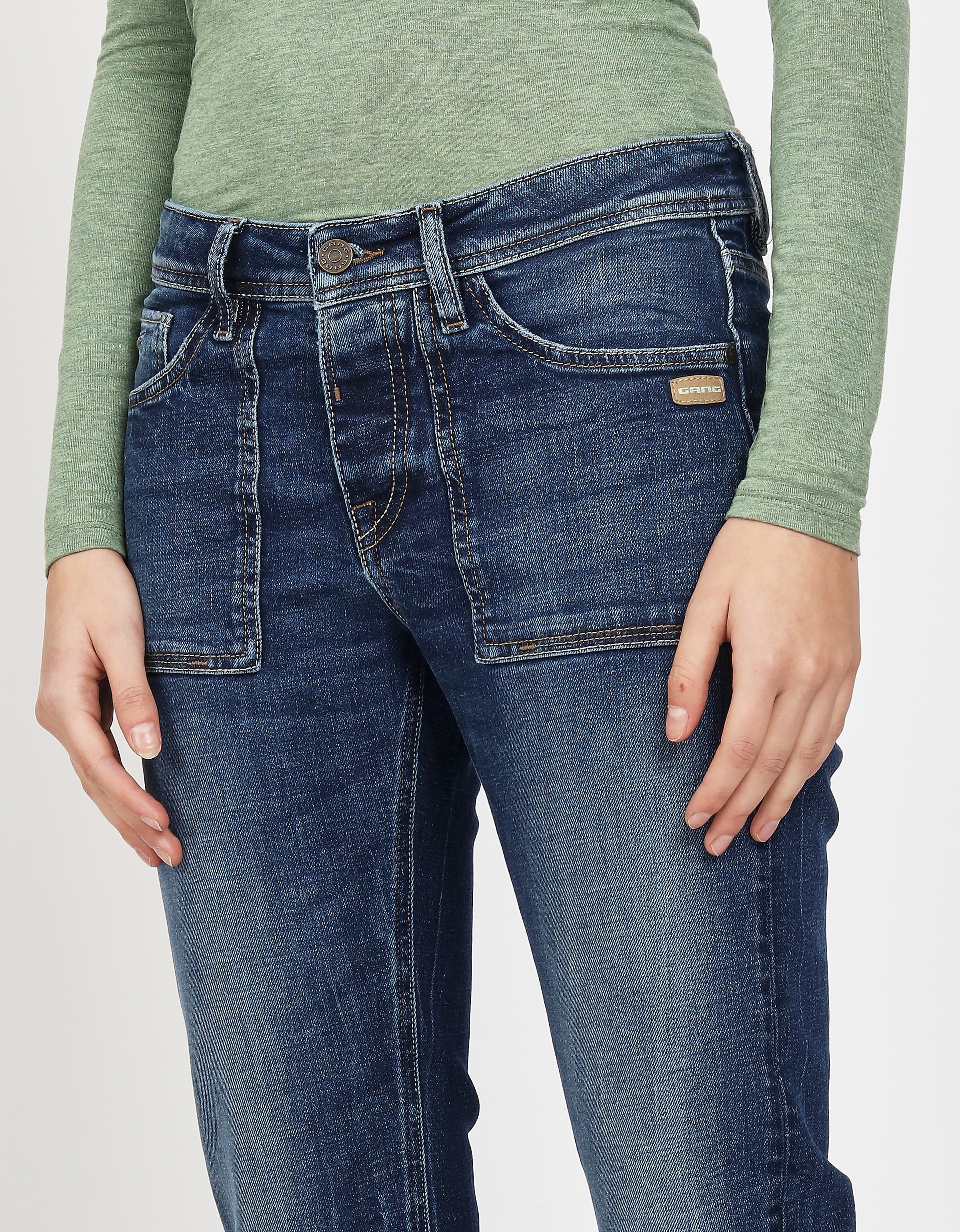 GANG Boyfriend-Jeans »94NICA WORKER«, cooler, androgyner Look