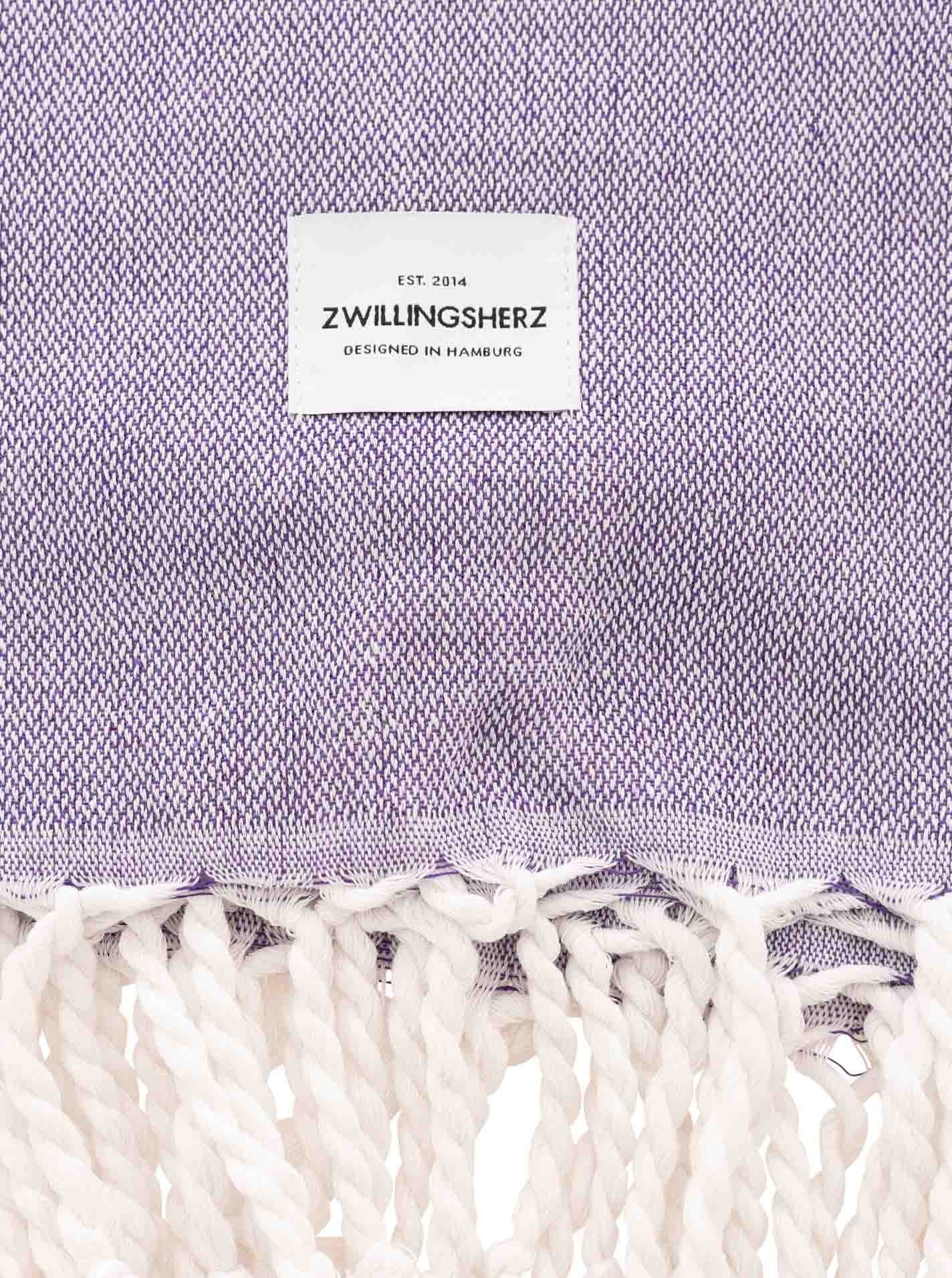 Zwillingsherz Strandtuch »"Towel"« mit Tasseln, Streifenmuster