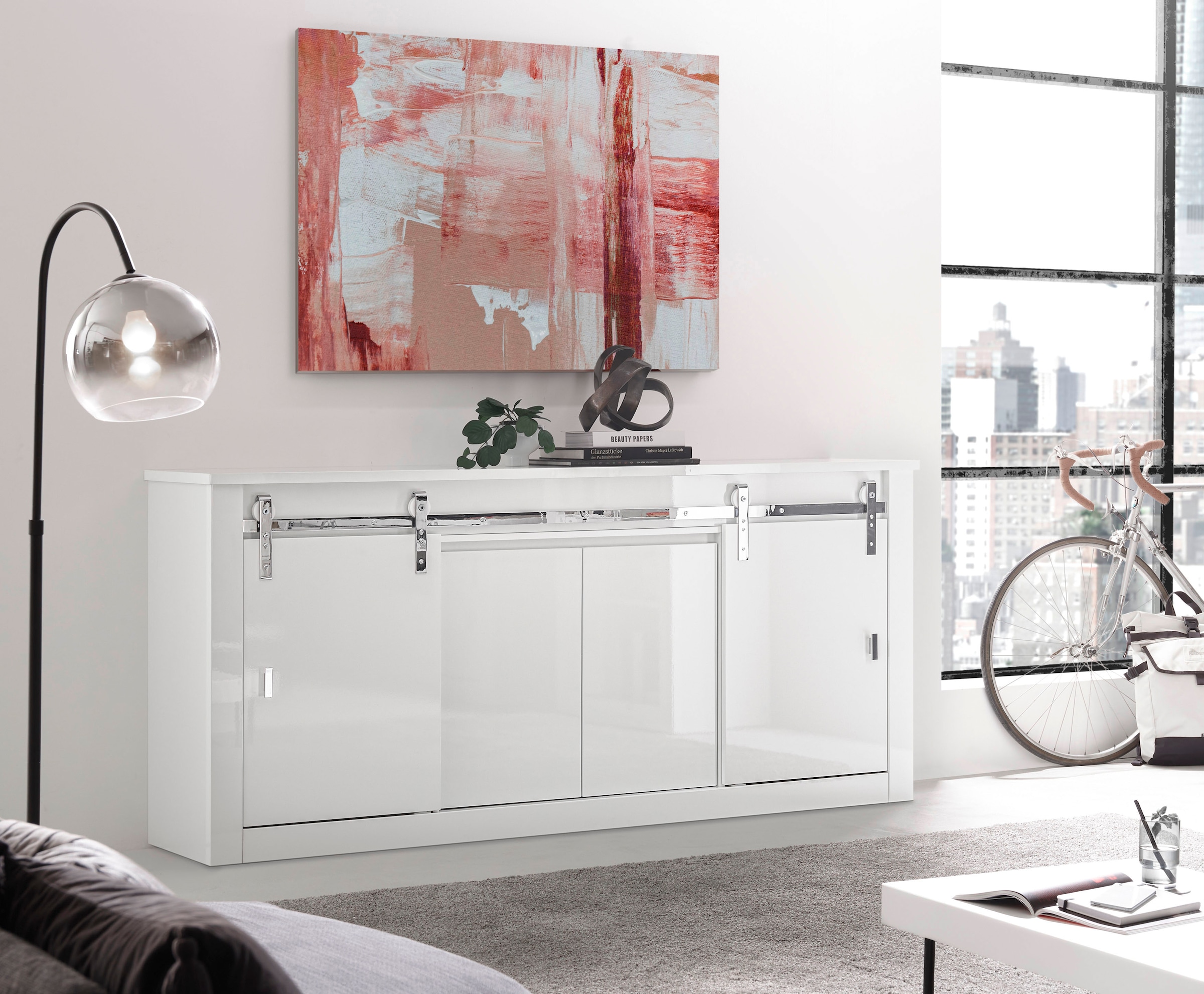 Home affaire Sideboard »Daytona, moderner Schrank, zeitlose Kommode, 201 cm breit«