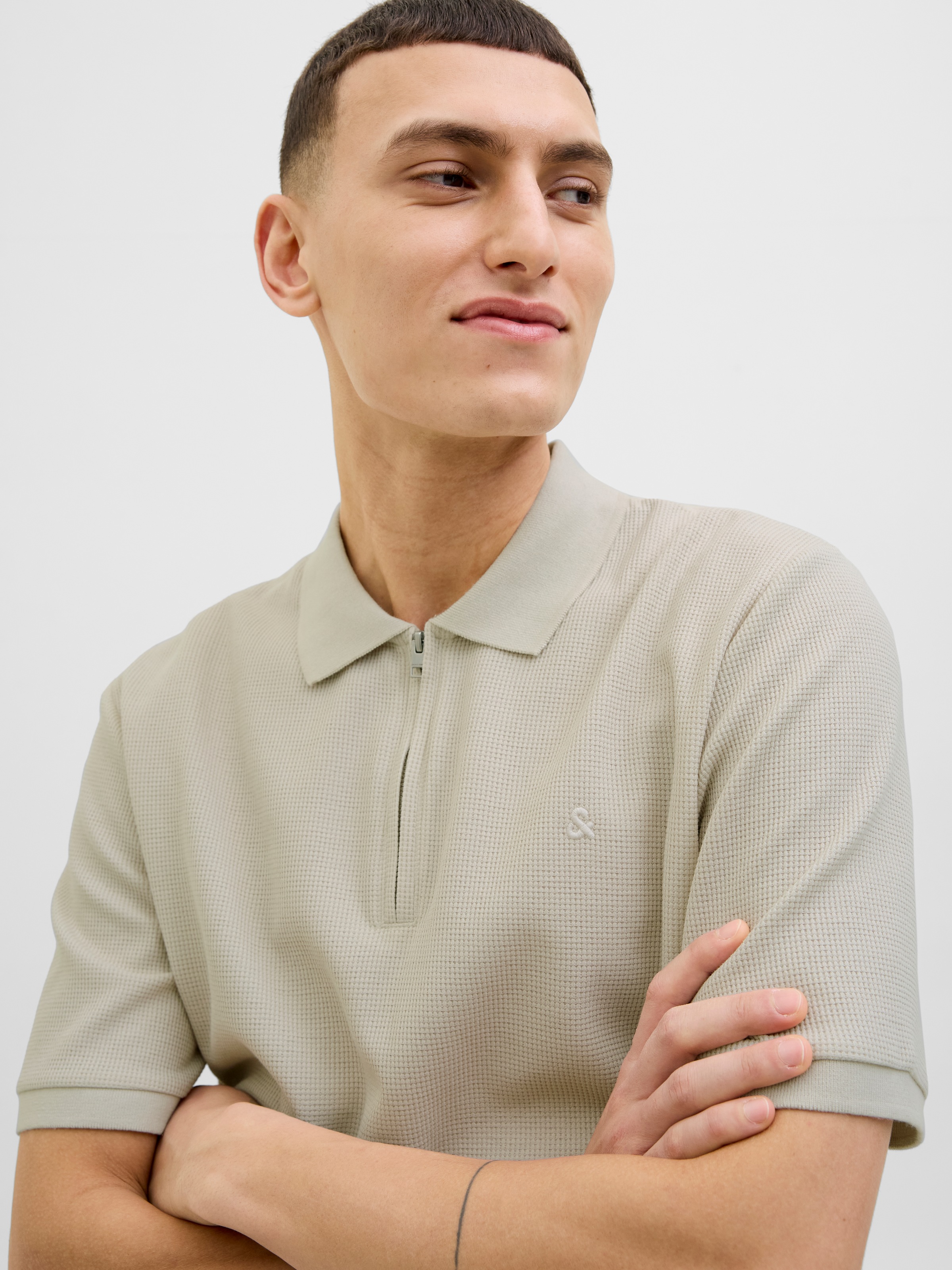 Jack & Jones Poloshirt »JJEAUSTIN ZIP POLO SS NOOS«