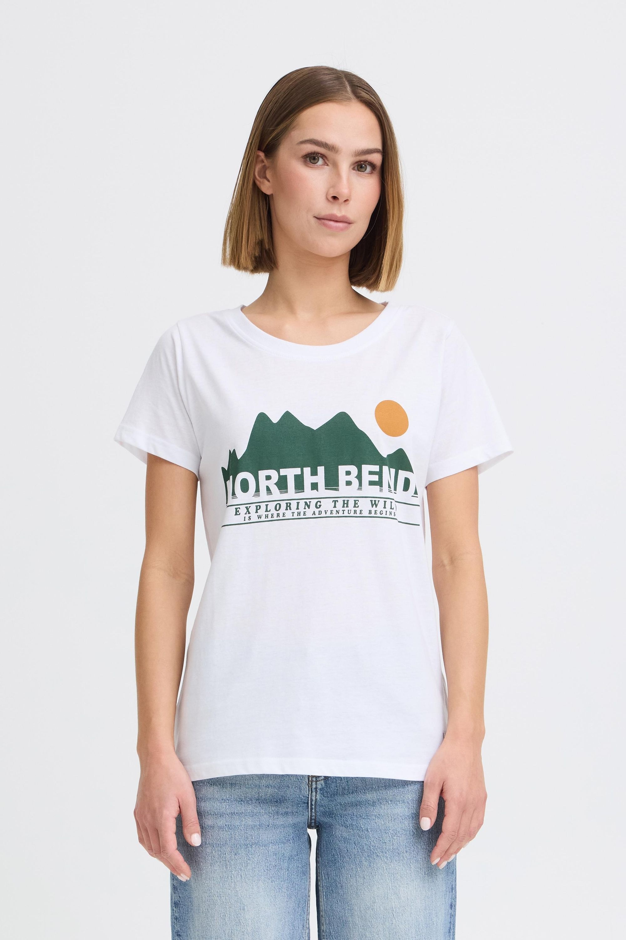 North Bend Rundhalsshirt »Rundhalsshirt NBCash«