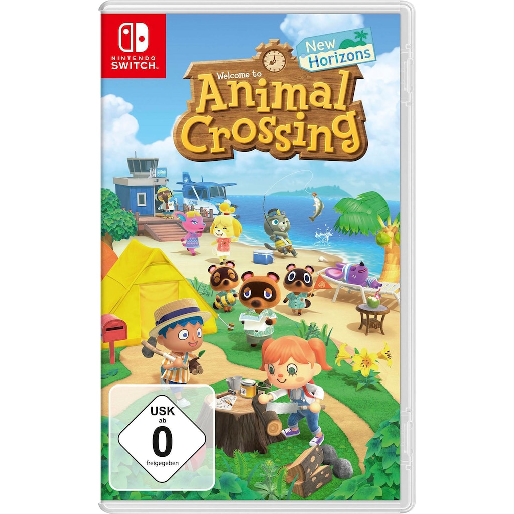 Nintendo Switch Spielekonsole, inkl. Animal Crossing + DLC (Happy Home Paradise)