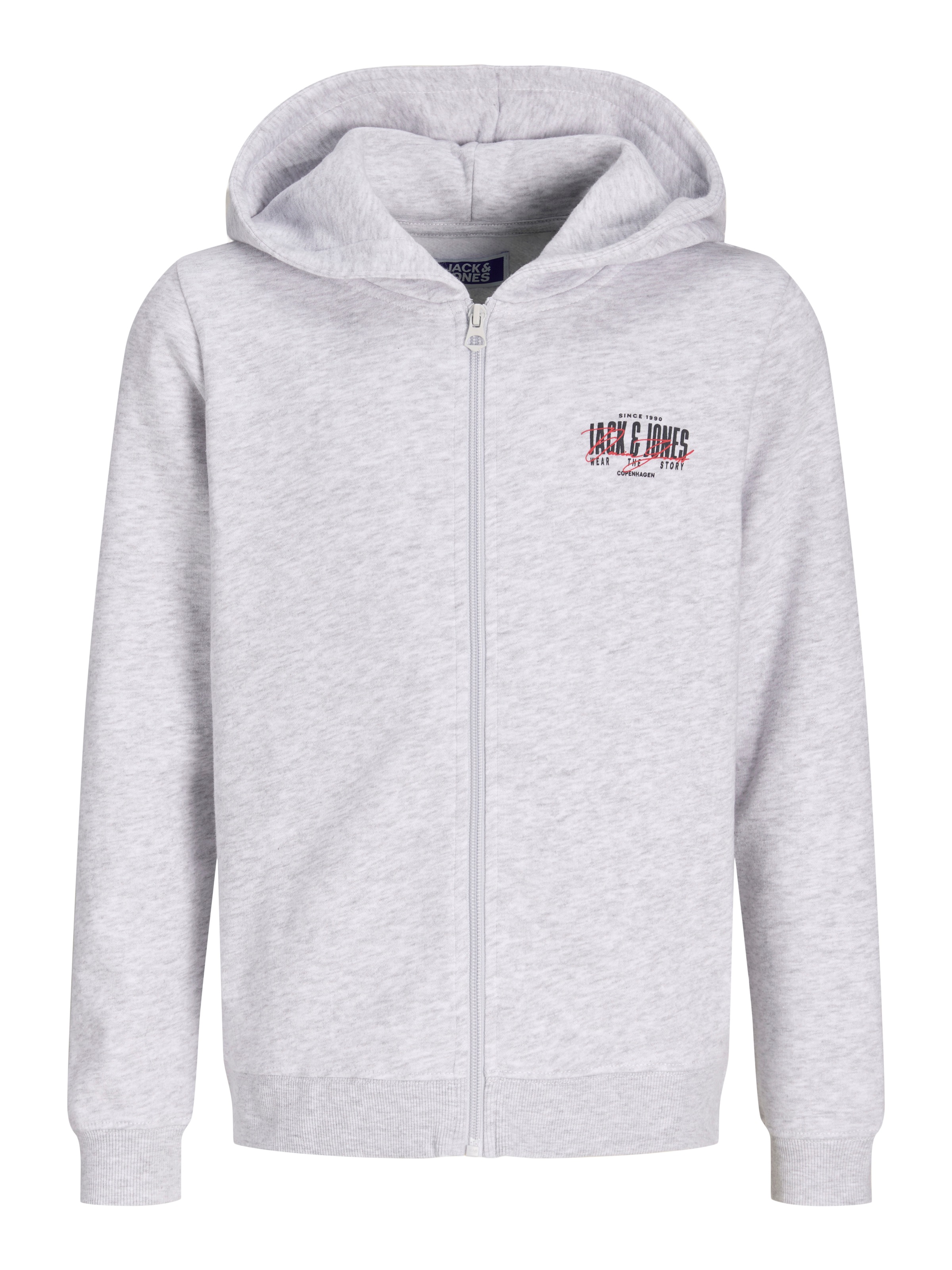 Jack & Jones Junior Kapuzensweatjacke »JJAERO SWEAT ZIP HOOD JNR« Baumwollmischung, regular fit