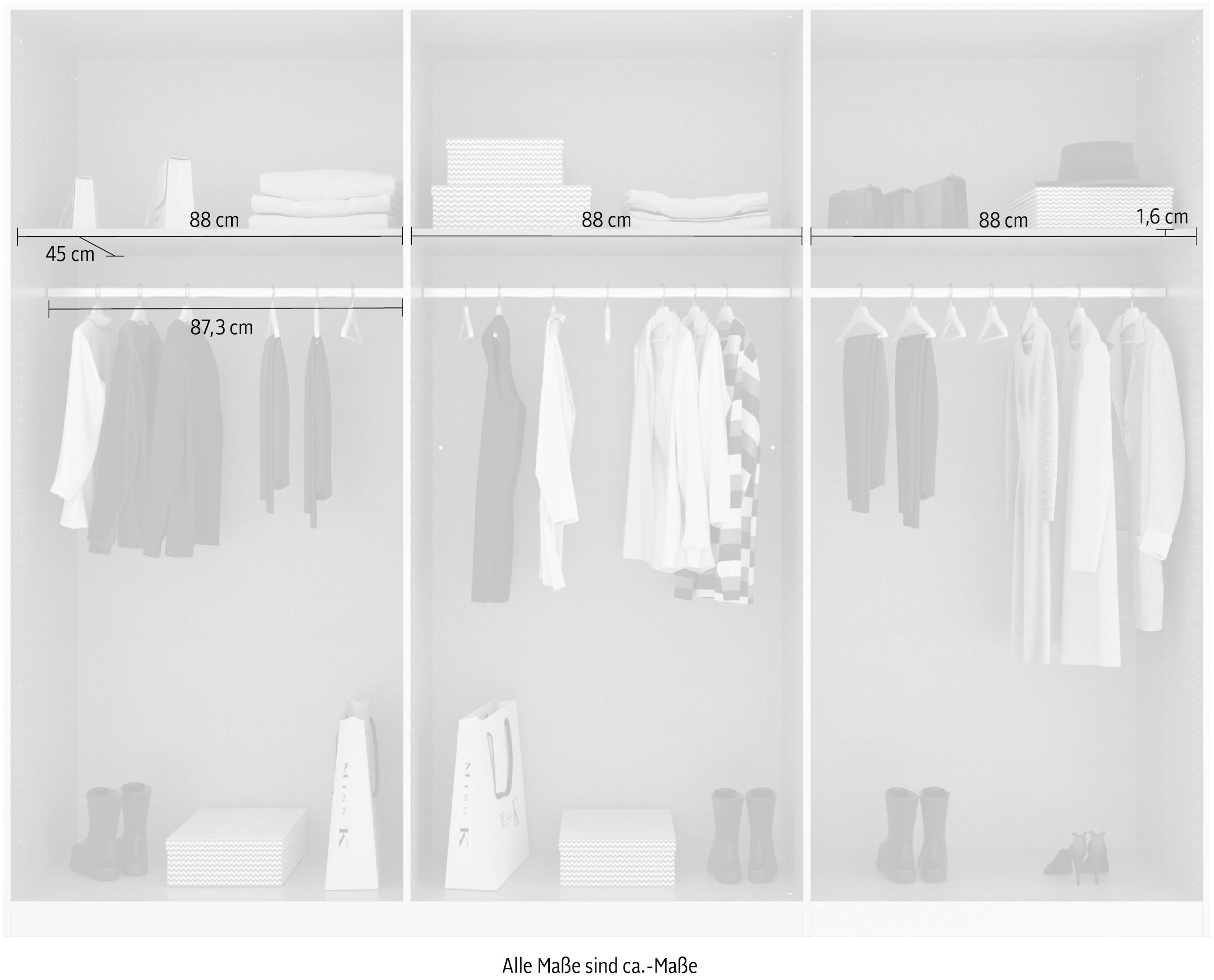 rauch Drehtürenschrank »Pure by Quadra Spin«