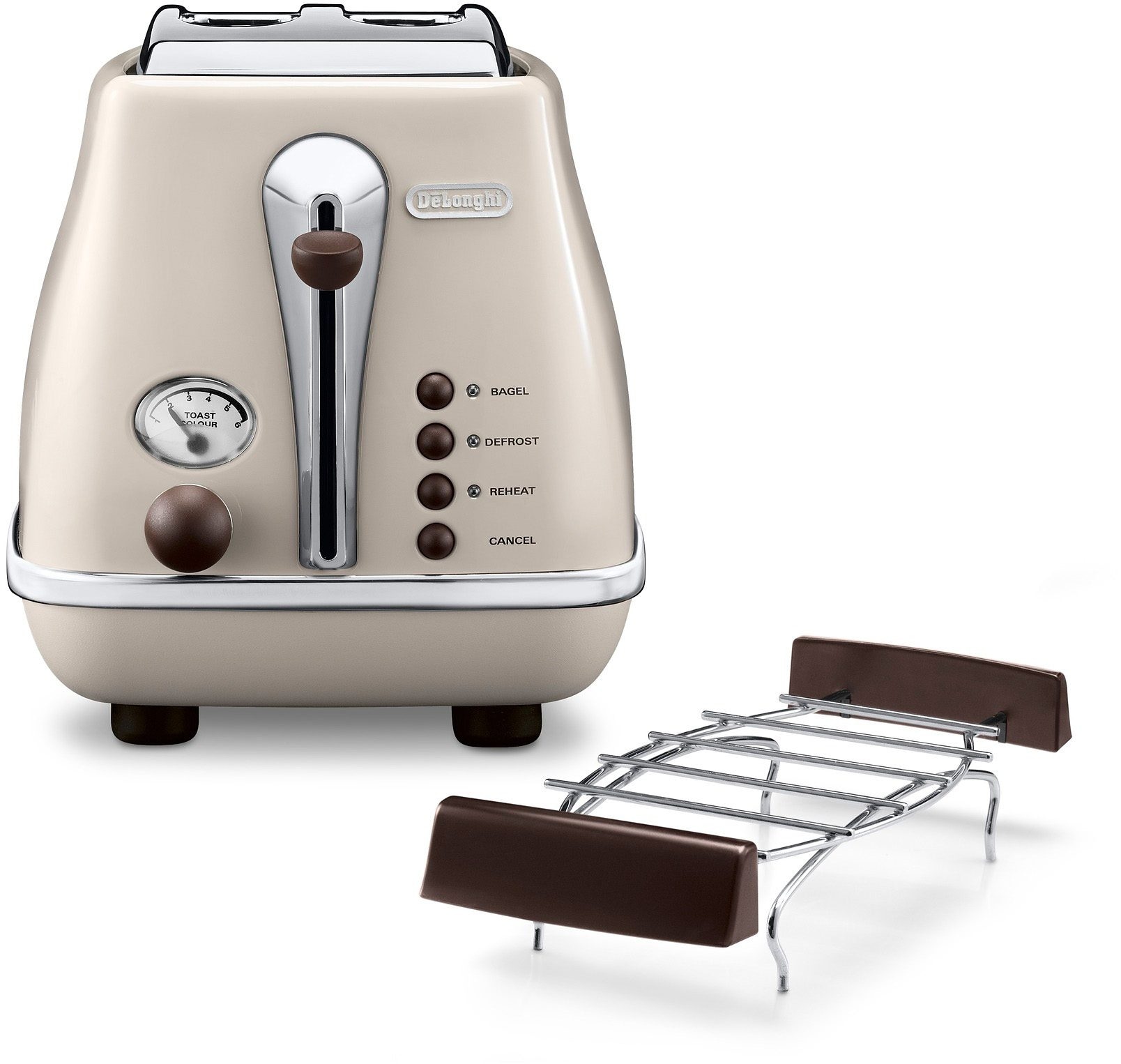 Toaster »Incona Vintage »CTOV 2103.BG««, 2 kurze Schlitze, 900 W, im Retro Look,...