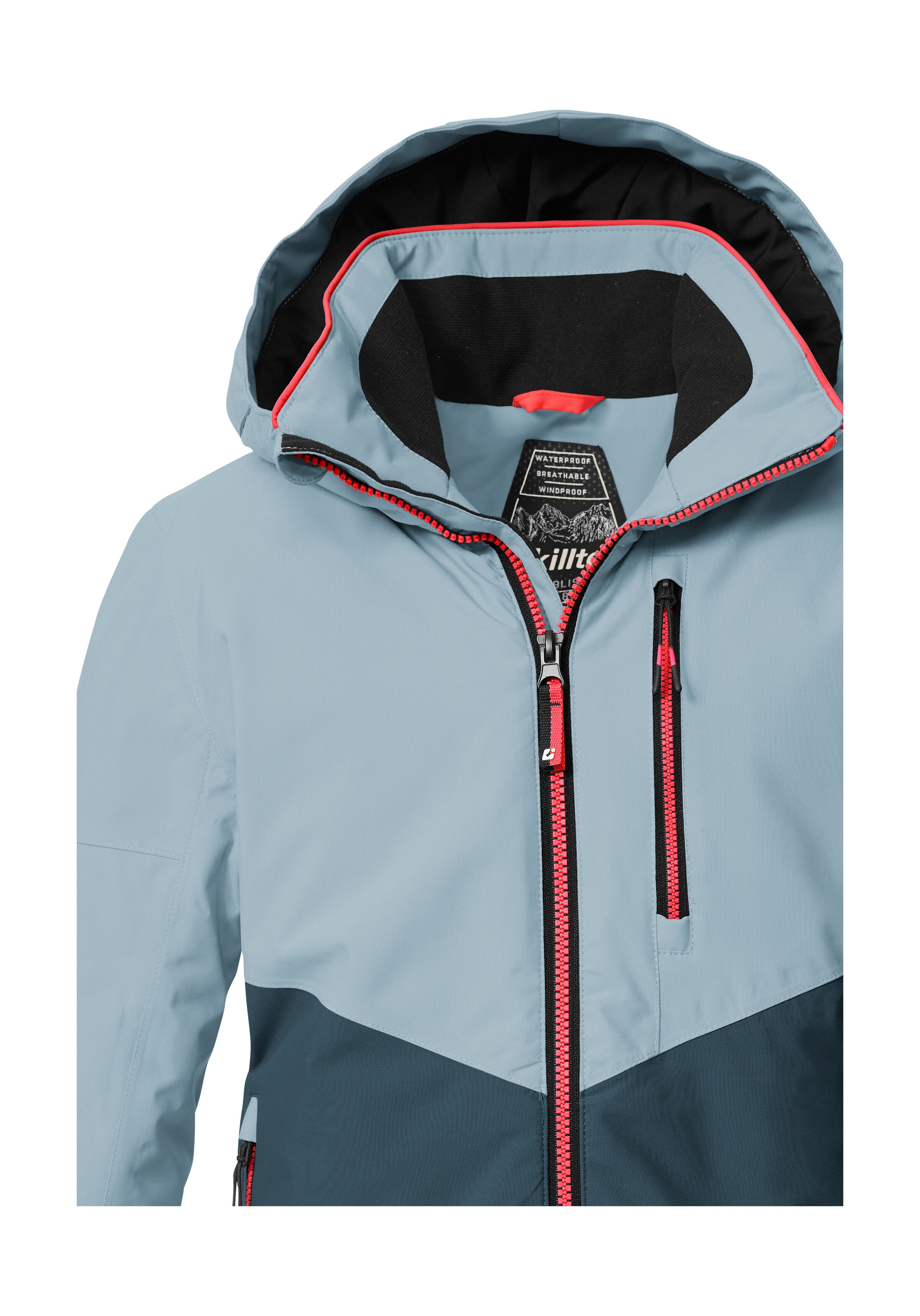 Killtec Skijacke »KSW 207 GRLS SKI JCKT«, Wasserdichte, atmungsaktive Kinderjacke mit reflektierenden Details