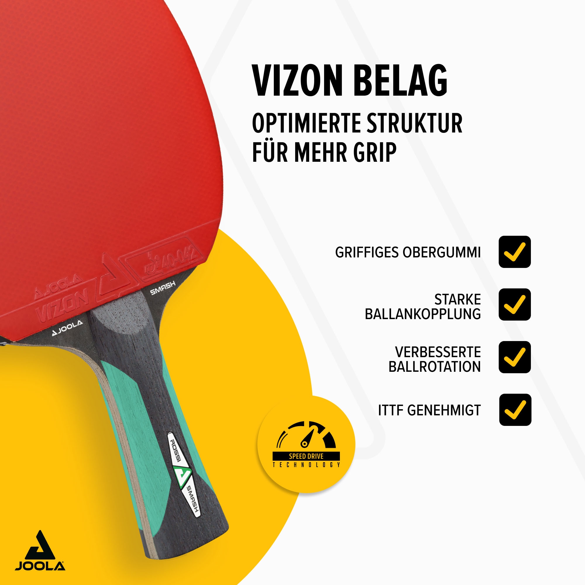 Joola Tischtennisschläger »Rosskopf Smash«