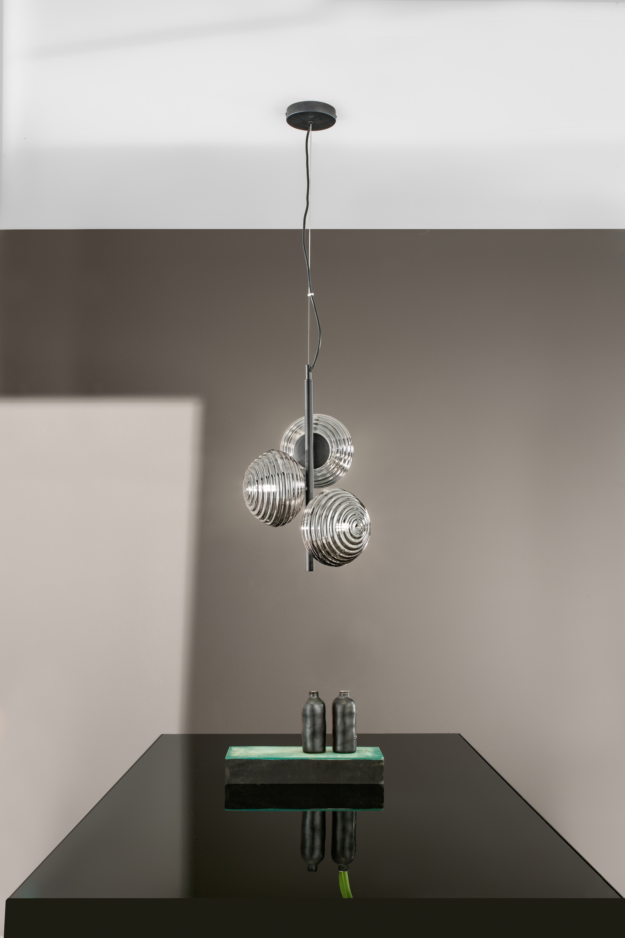 ECO-LIGHT Pendelleuchte »Pendelleuchte RIPPLE«, 3 flammig, Leuchtmittel E27 | Leuchtmittel wechselbar