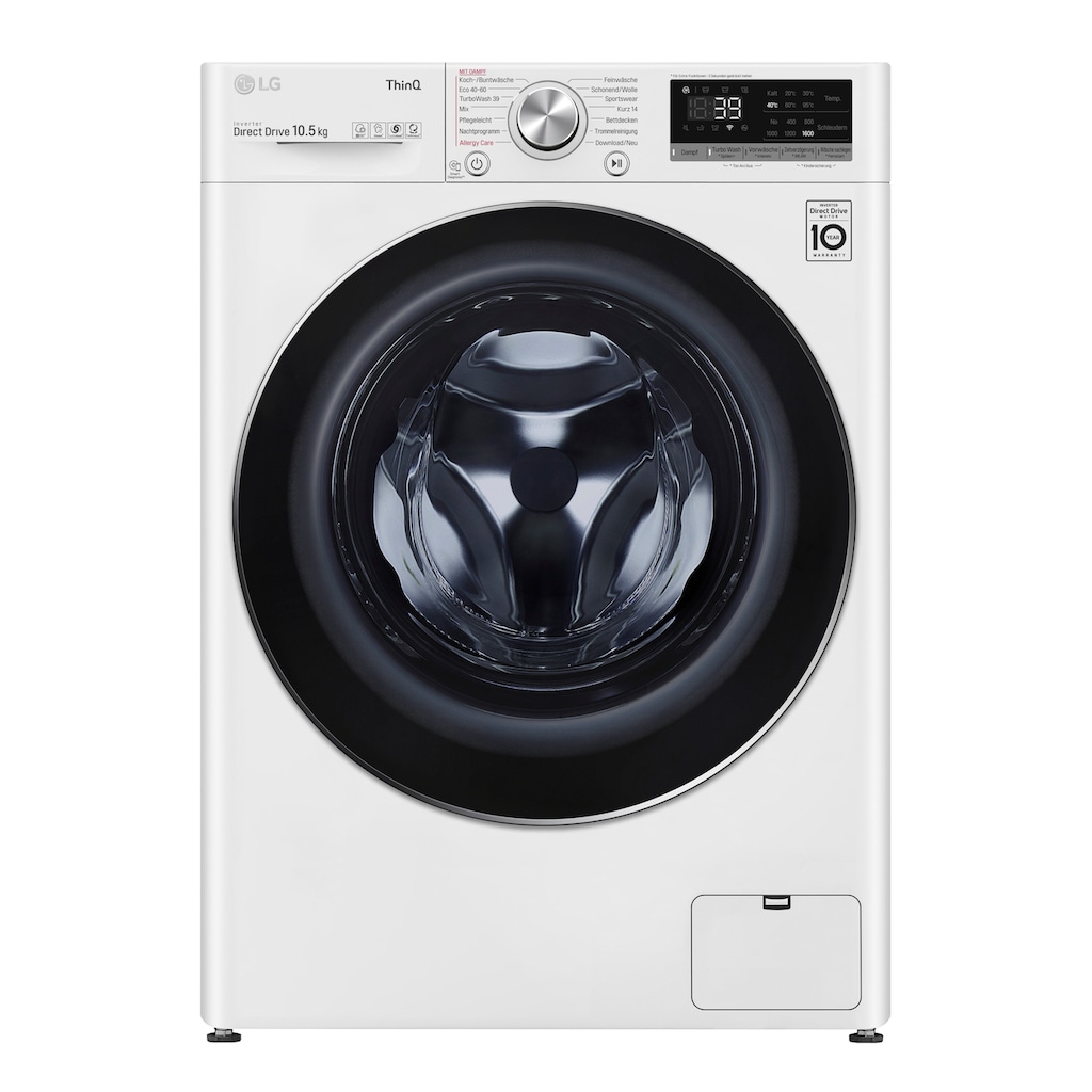 LG Waschmaschine, F6W105A, 10,5 kg, 1600 U/min