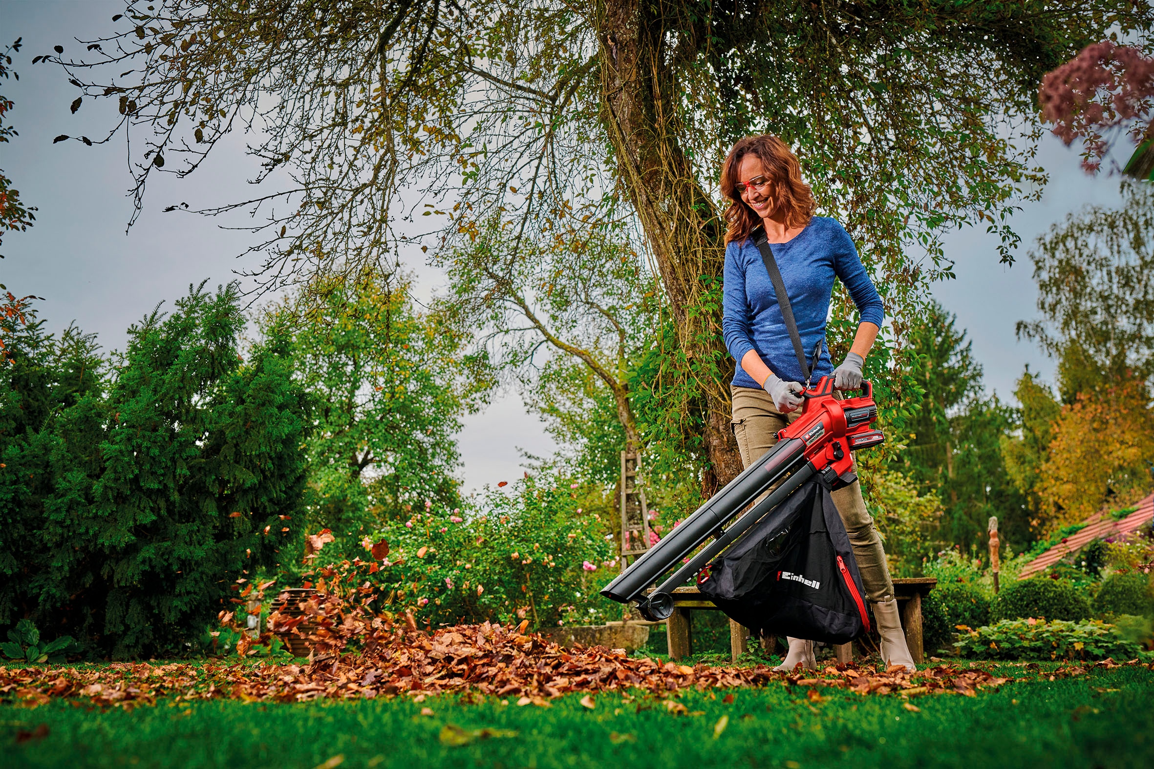Einhell Akku-Laubsauger »VENTURRO 18/210« km/h Blasgeschwindigkeit, ohne Akku und Ladegerät