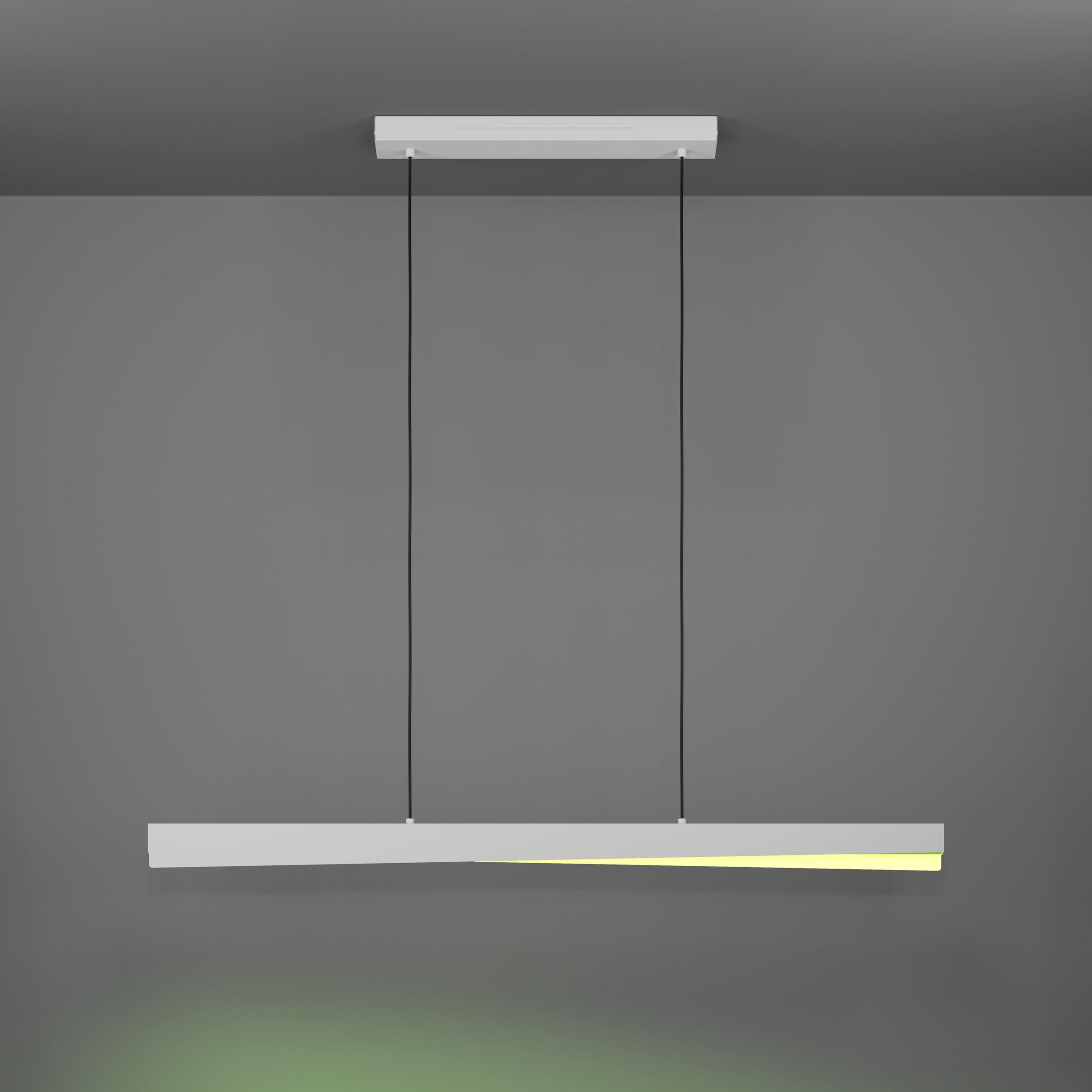 EGLO Hängeleuchte »BOLOGNANO-Z Pendellampe - Alu, Stahl - LED - 19W - IP20« LED-Modul 1 Stk. Kaltweiß | Neutralweiß | RGB | Warmweiß Hängelampe, Deckenlampe, Wohnzimmer, Esszimmer, L117 x B7 x H110 cm