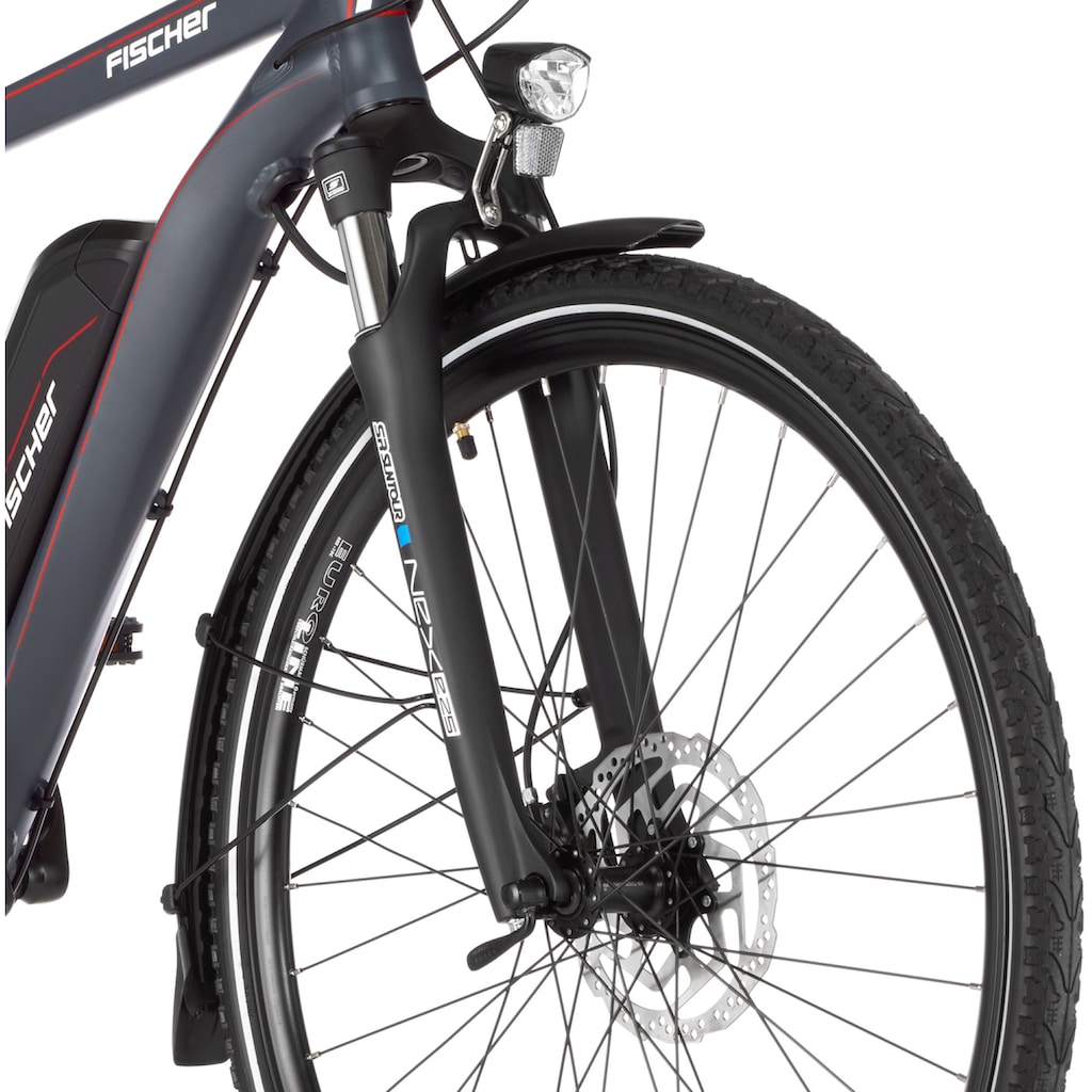 FISCHER Fahrrad E-Bike »VIATOR ETH 2222 422«, 24 Gang, Shimano, Altus, Heckmotor 250 W