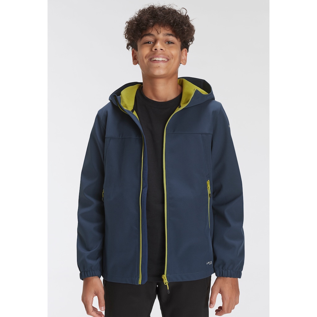 Icepeak Softshelljacke »KONAN - für Kinder«, mit Kapuze