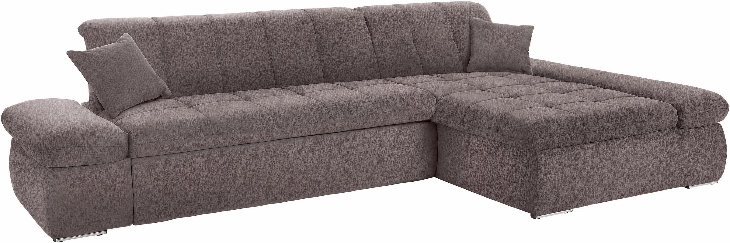 DOMO collection Ecksofa »NMoric Top«, mit Recamiere, wahlweise mit Bettfunktion