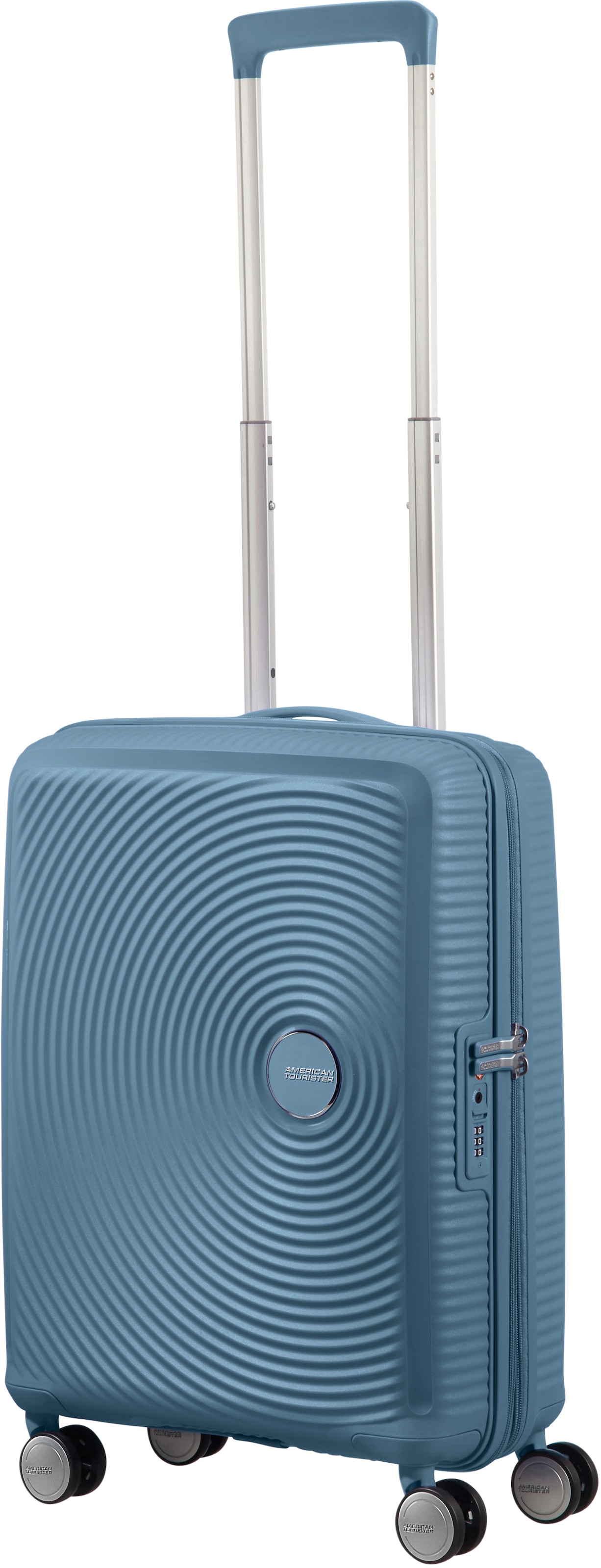 American Tourister® Hartschalen-Trolley »SOUNDBOX 55«, 4 St. Rollen, Handgepäck-Koffer Reisegepäck Volumenerweiterung TSA-Zahlenschloss