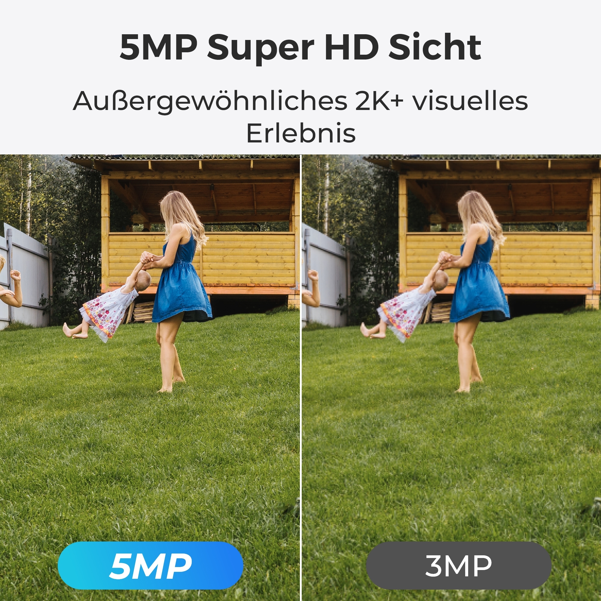 Reolink Überwachungskamera »P324«, Außenbereich-Innenbereich, Pan&Tilt