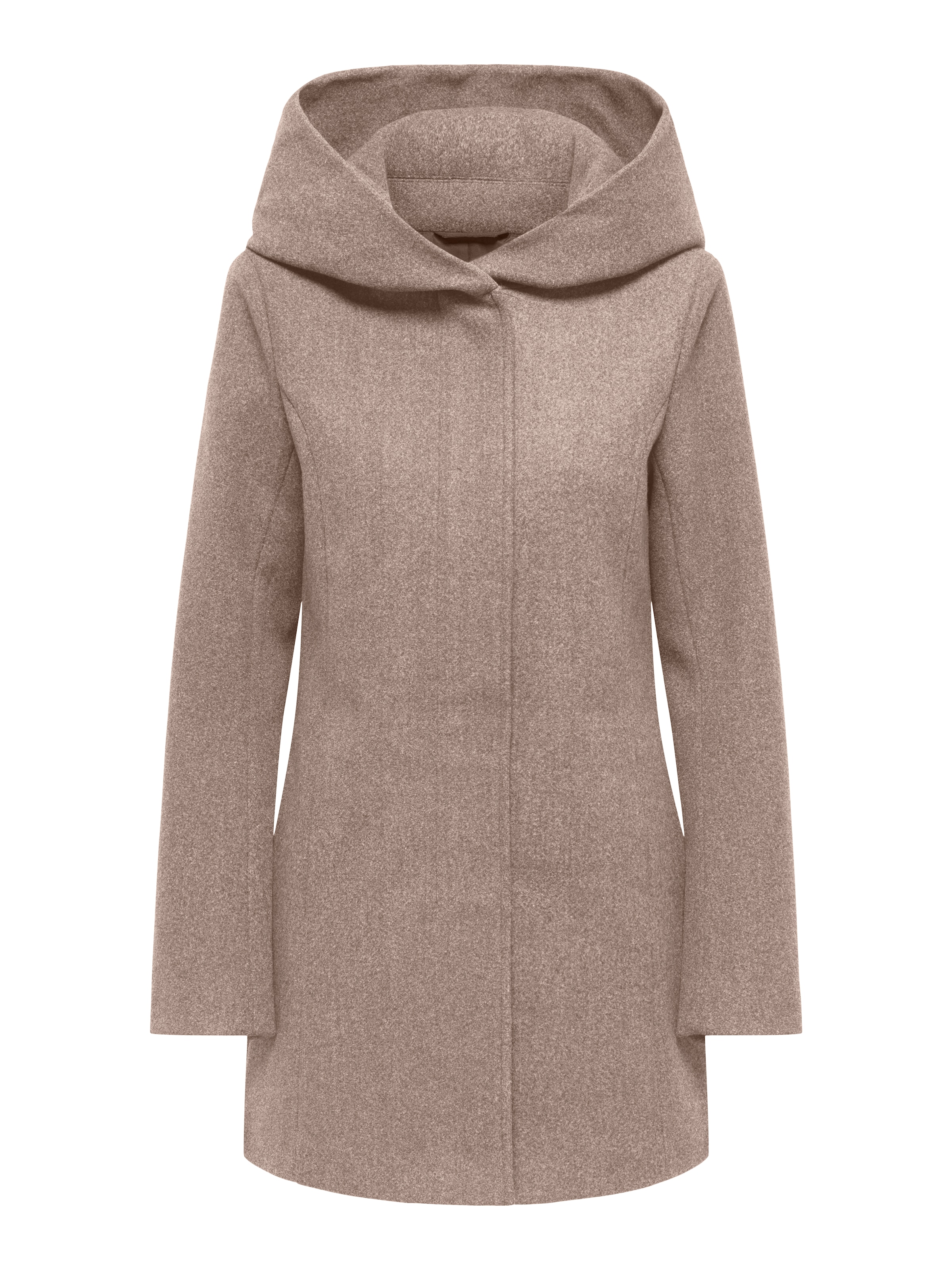 ONLY Langjacke »ONLBLAKE HOOD COAT CC OTW« mit Kapuze Kunstfaser, Eingrifftaschen