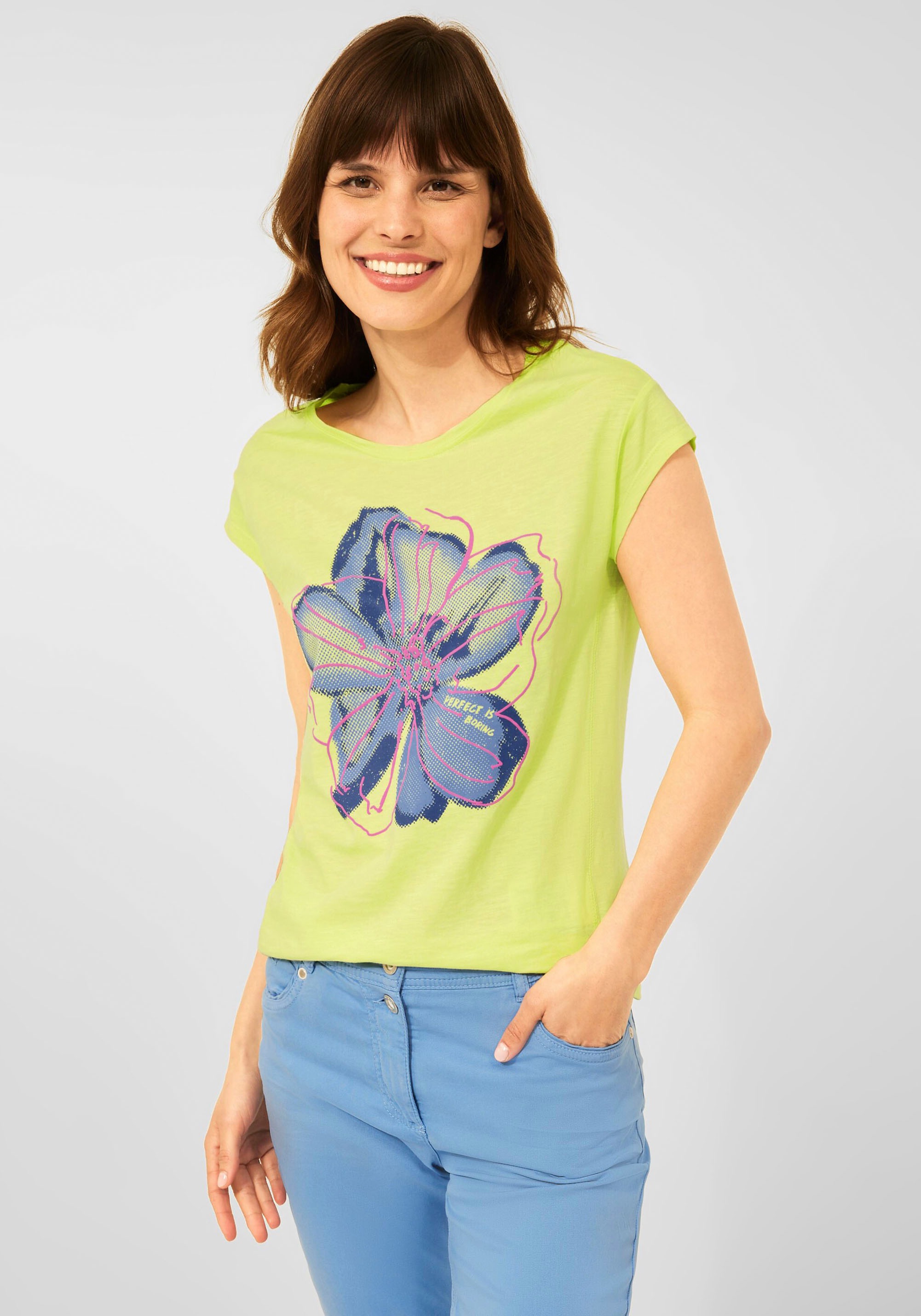 Cecil T-Shirt, mit großem Blumenprint