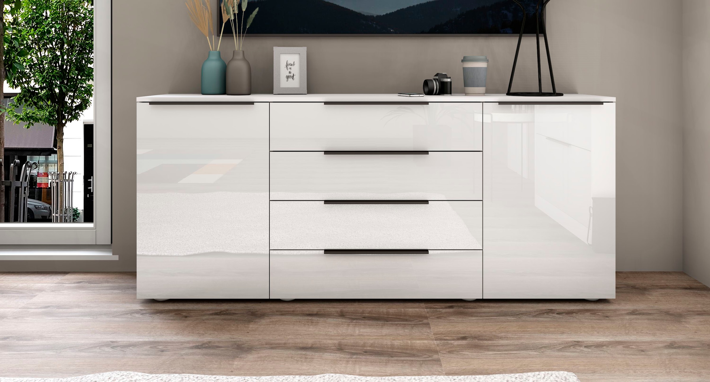 borchardt Möbel Sideboard »Tom«, Breite 166 cm