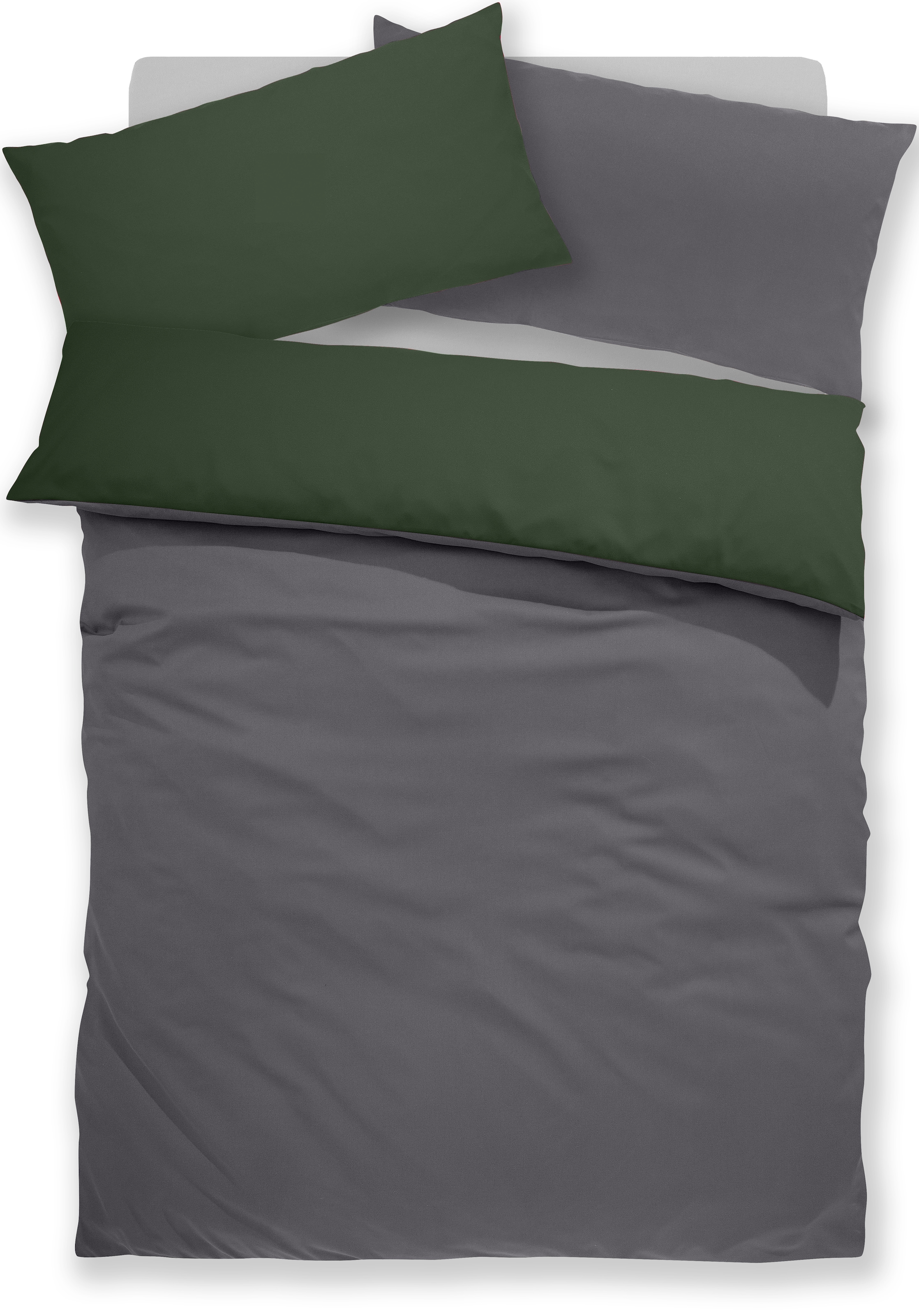 OTTO home Bettwäsche »Desner2« 2 Stk. Premium Qualität, sehr weich, uni, ab 135x200 cm