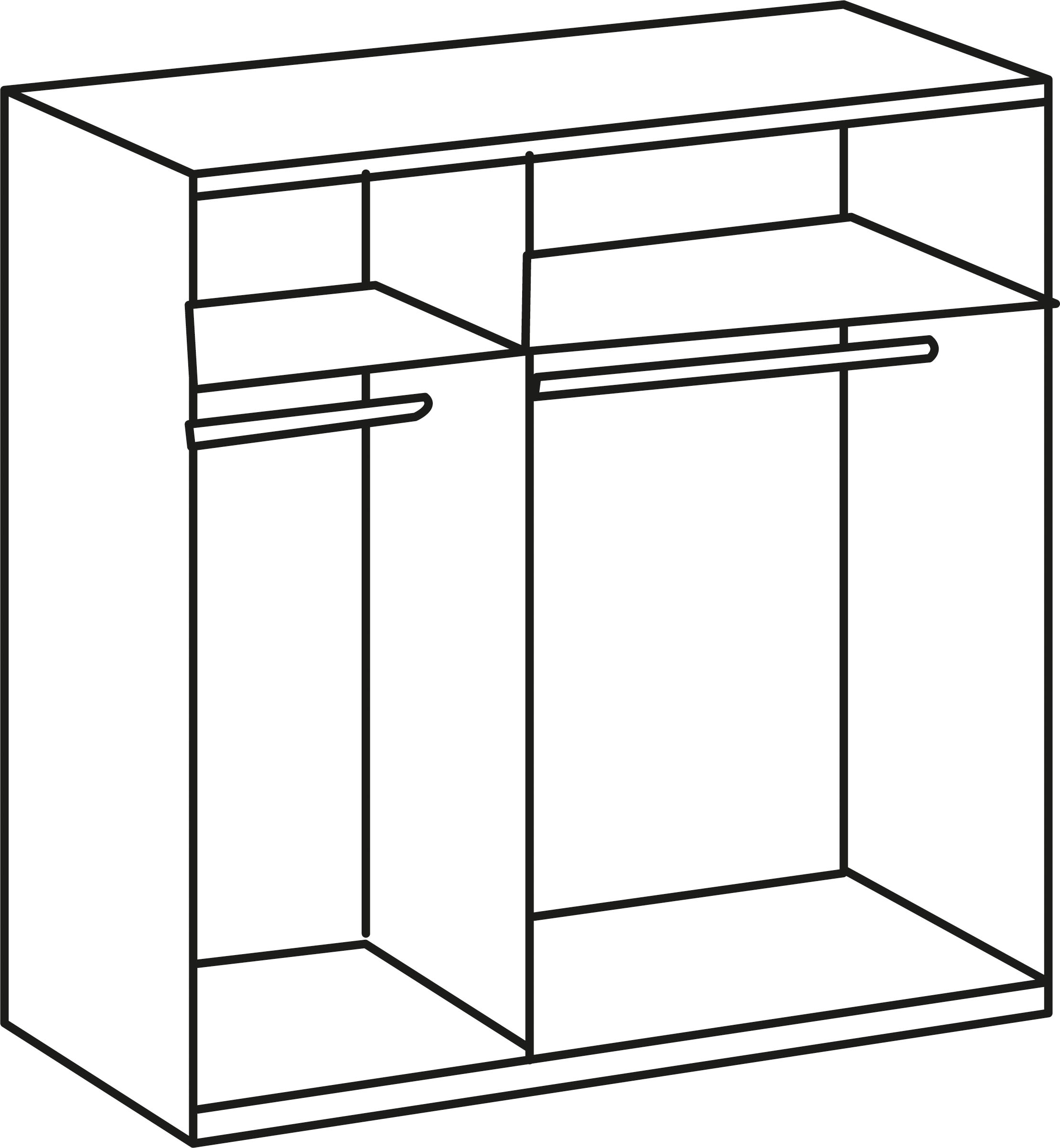 Wimex Kleiderschrank »Level by fresh to go«, ohne Schubladen