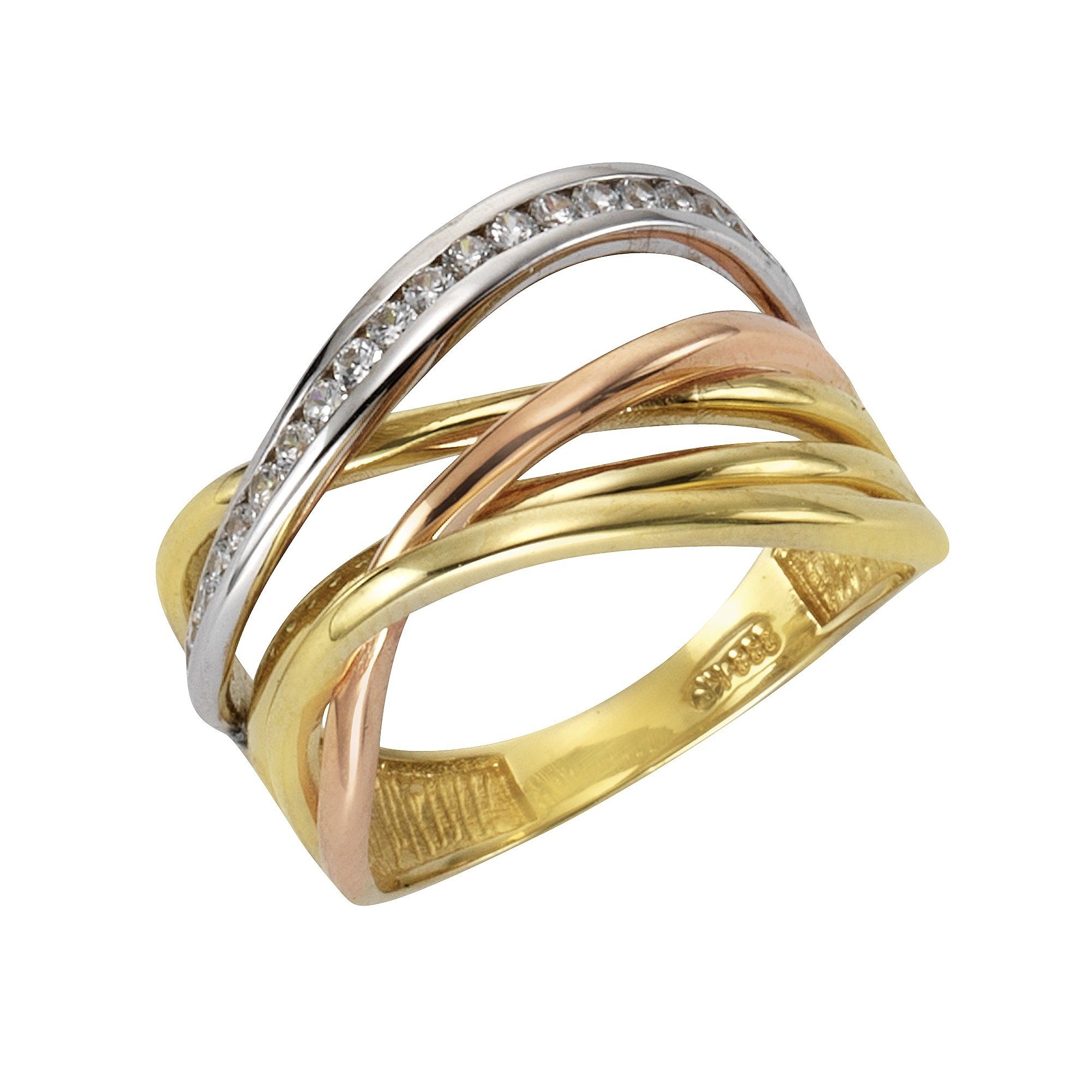 Fascination By Ellen K Ring 333 Gelbgold 3 Farbig Zirkonia Online Bei Otto