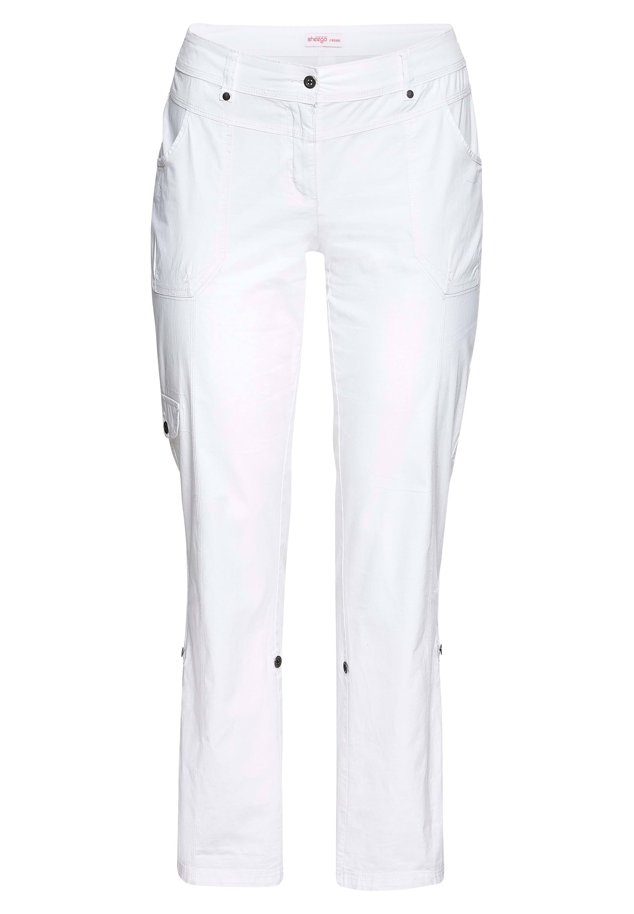 Sheego Cargohose »Cargohose Cargohose mit Krempelfunktion«  mit Krempelfunktion