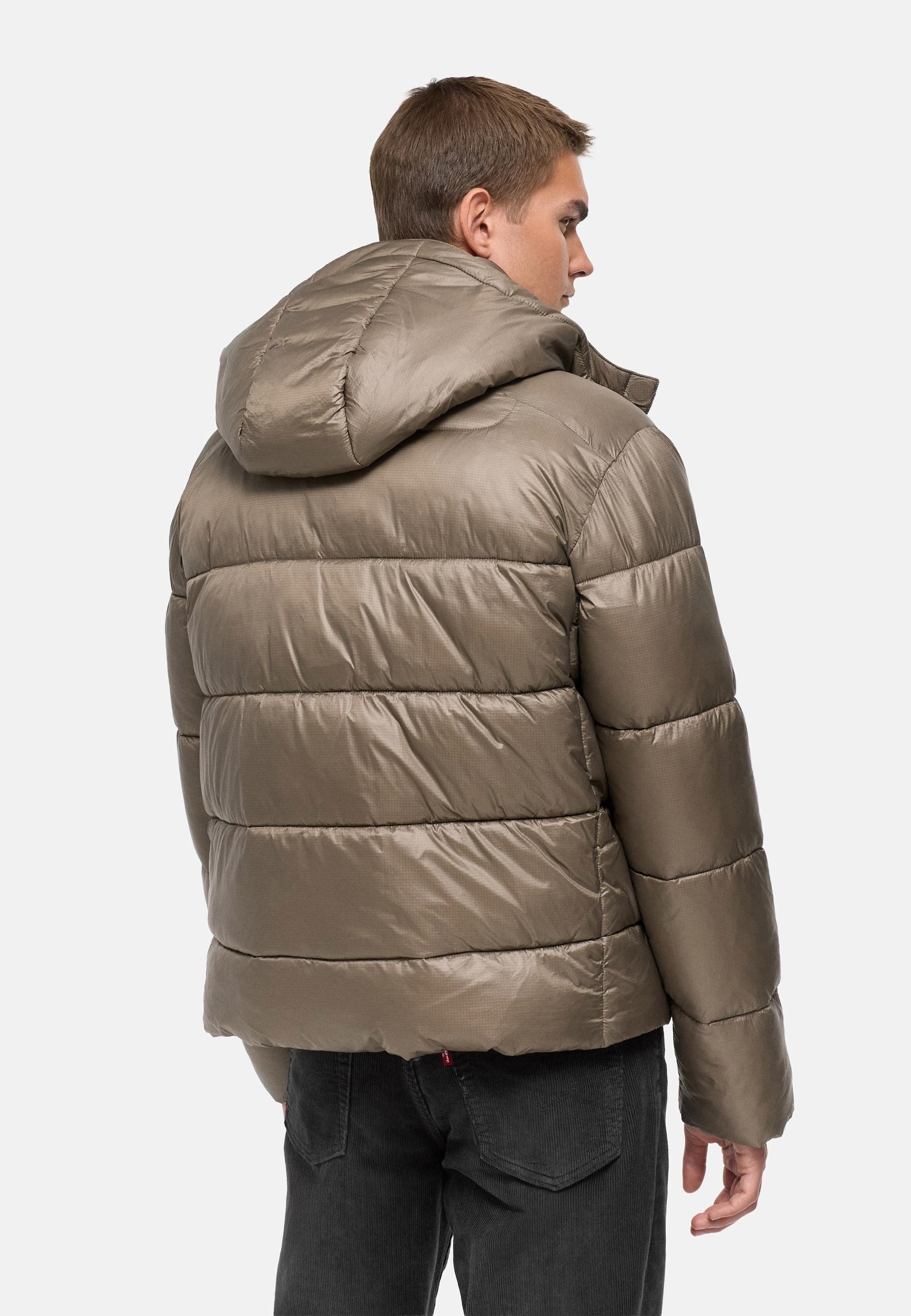 Stone Harbour Steppjacke »Steppjacke Ezioo XX« mit Kapuze Herren Winterjacke mit magnetischen Knöpfen