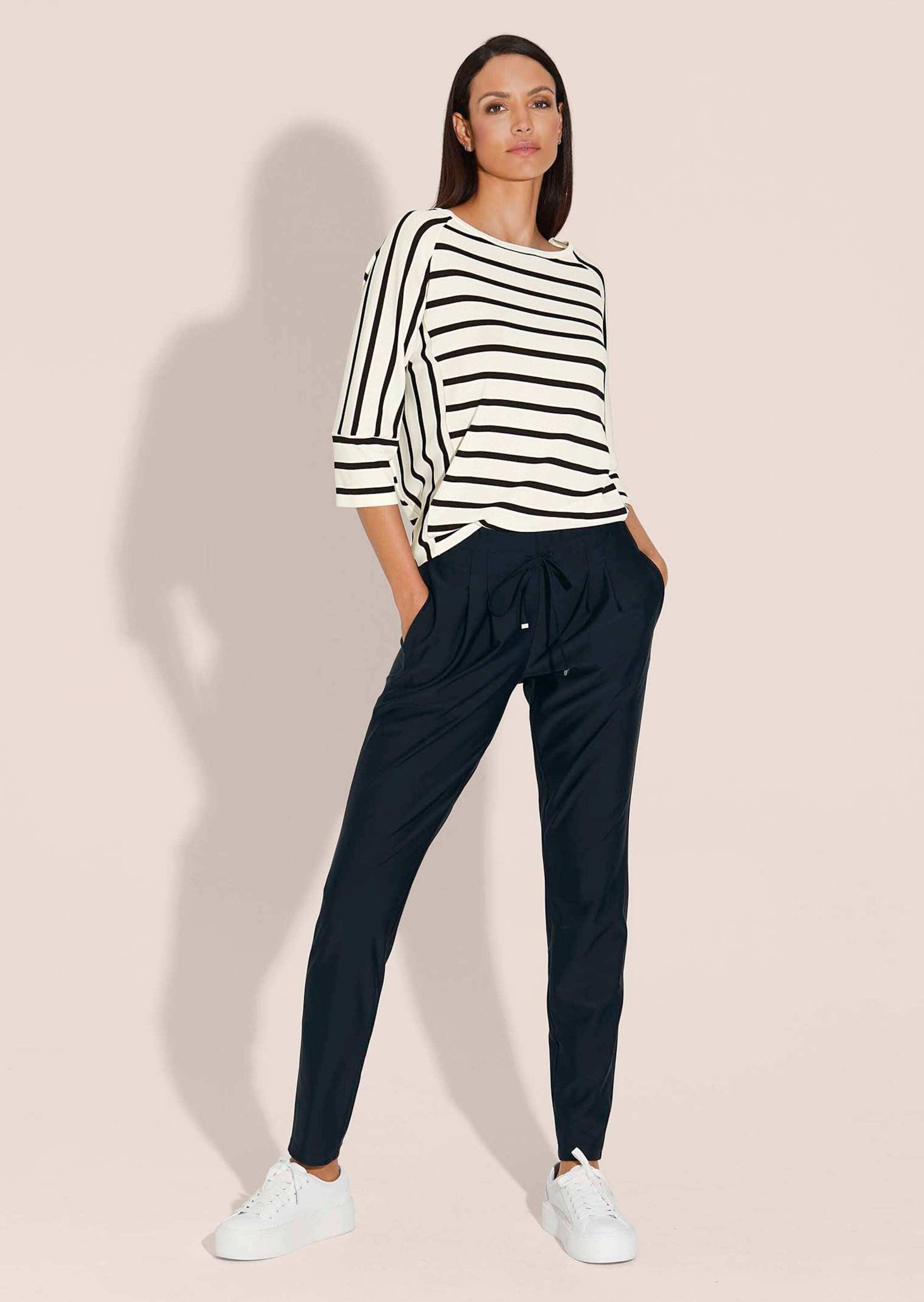 MADELEINE Longpullover »Pullover Strickpullover im Streifen-Look«