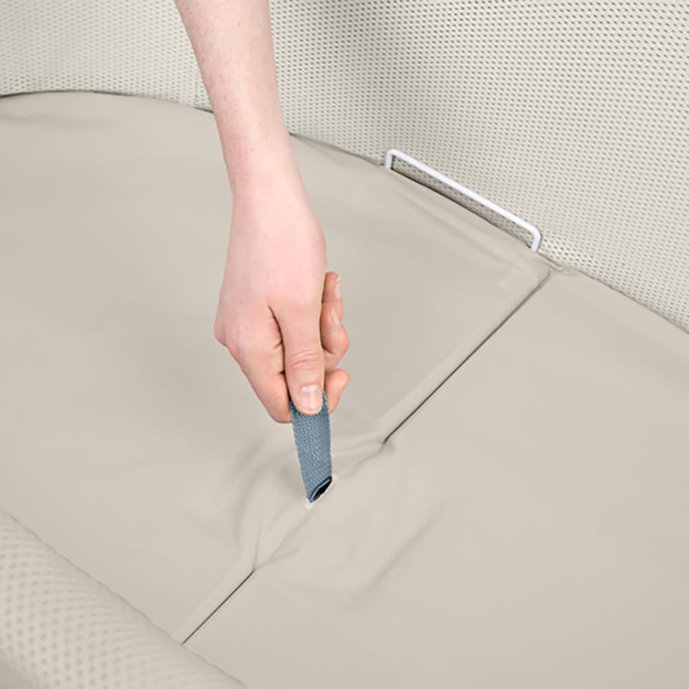 ingenuity Baby-Reisebett »Snooze & Stow™ Easy-Folding Bassinet, beige« faltbar