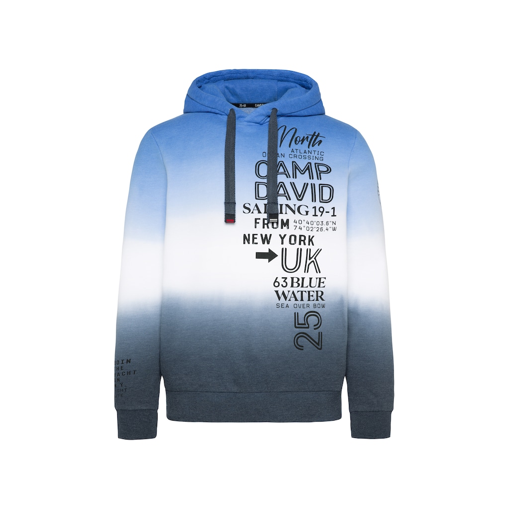 CAMP DAVID Hoodie, mit Kordelzug in der Kapuze