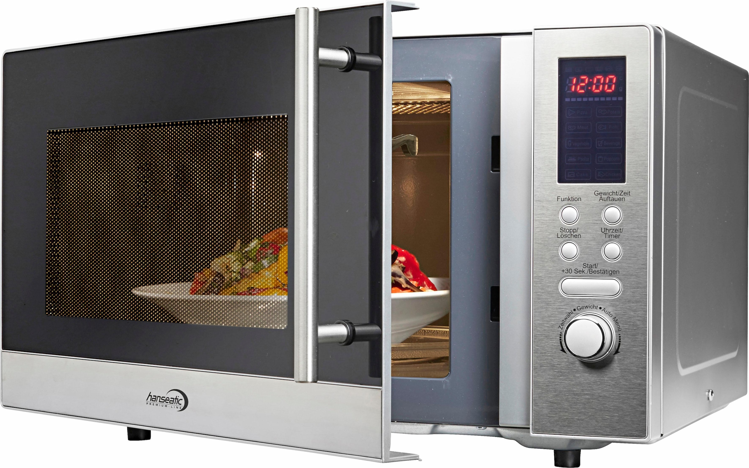 Sharp Mikrowelle »YC-PC254AE-S«, Mikrowelle-Grill und Heißluft, 2050 W  jetzt bei OTTO