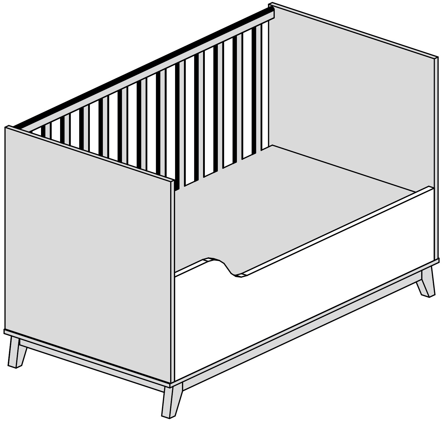 arthur berndt Umbauseiten »Umbauseite »Lina« für Kinderbett«