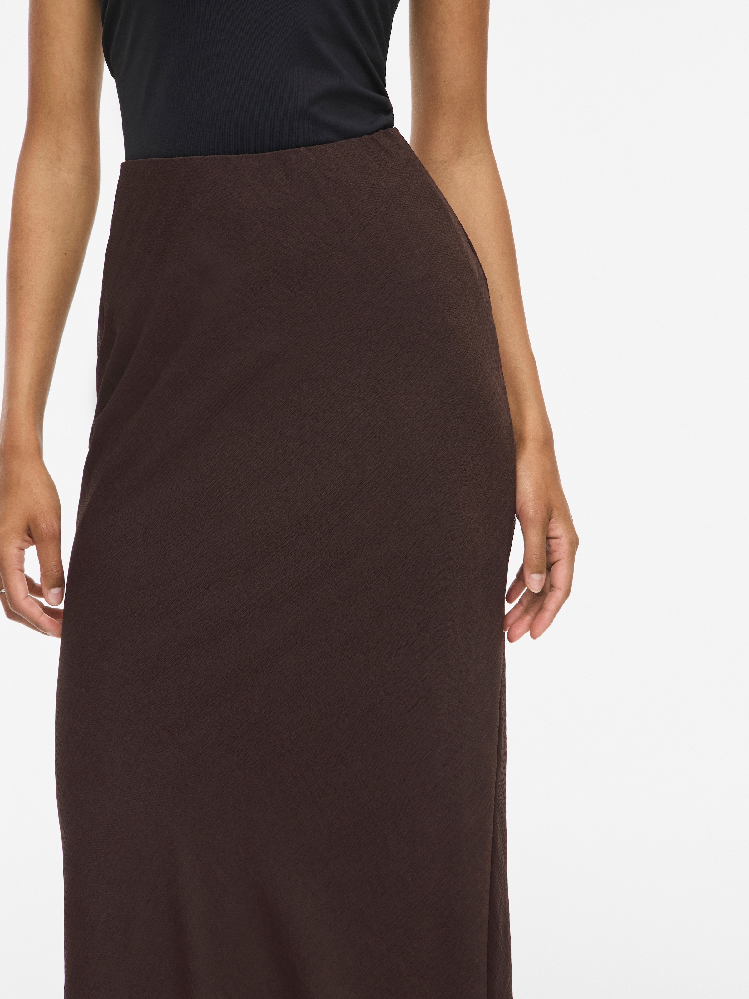 Vila Maxirock »VIFALIA HW ANKLE SKIRT - NOOS« aus Polyester, hohe Leibhöhe, pflegeleicht