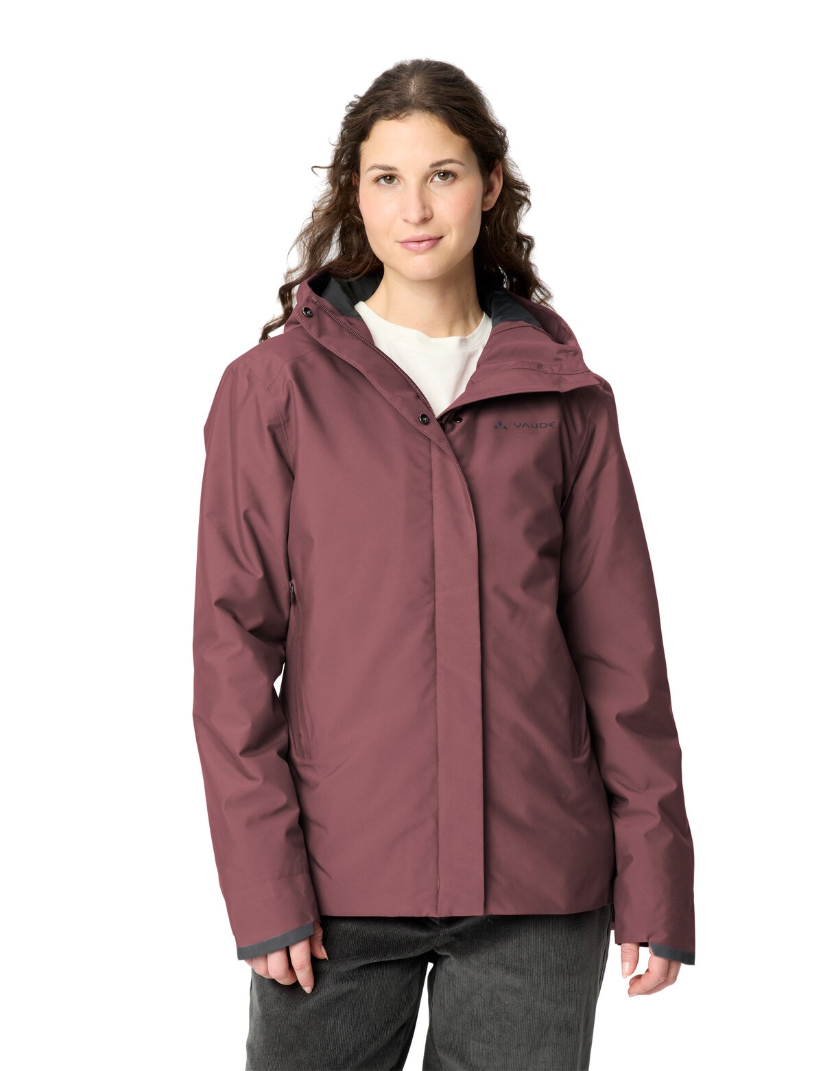VAUDE Fahrradjacke »WOMEN'S CYCLIST WARM RAIN JACKET« für Radsport und urbanen Einsatz, wasserdicht, winddicht