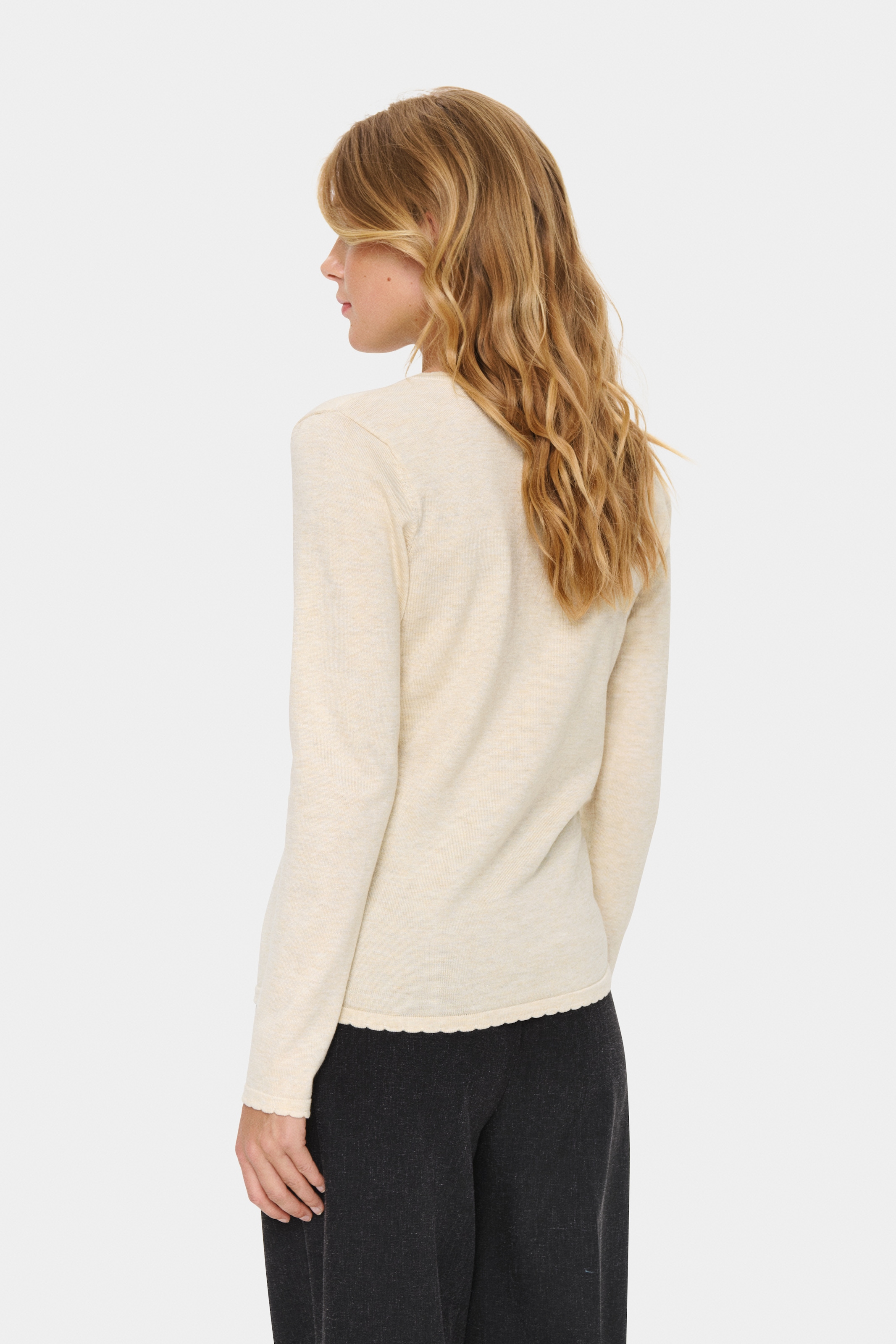 Saint Tropez Strickpullover »MilaSZ LS V-Neck Pullover«