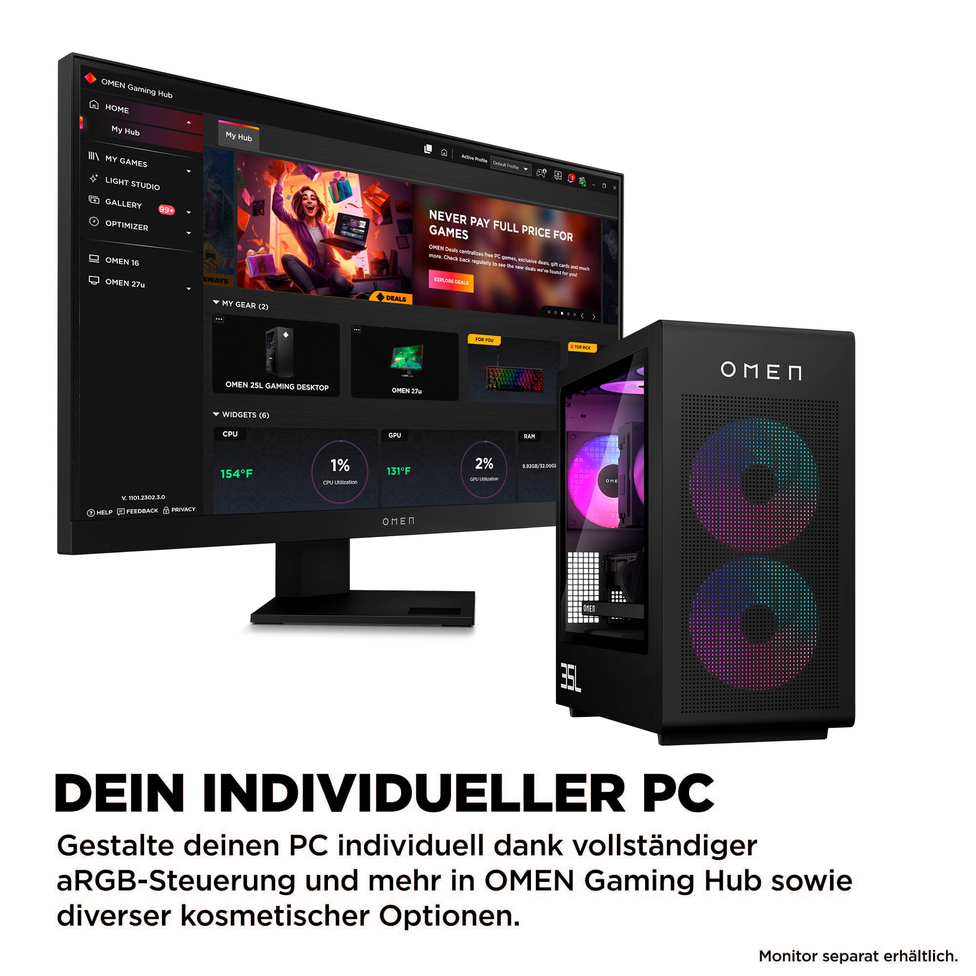 OMEN Gaming-PC »GT16-0275ng«