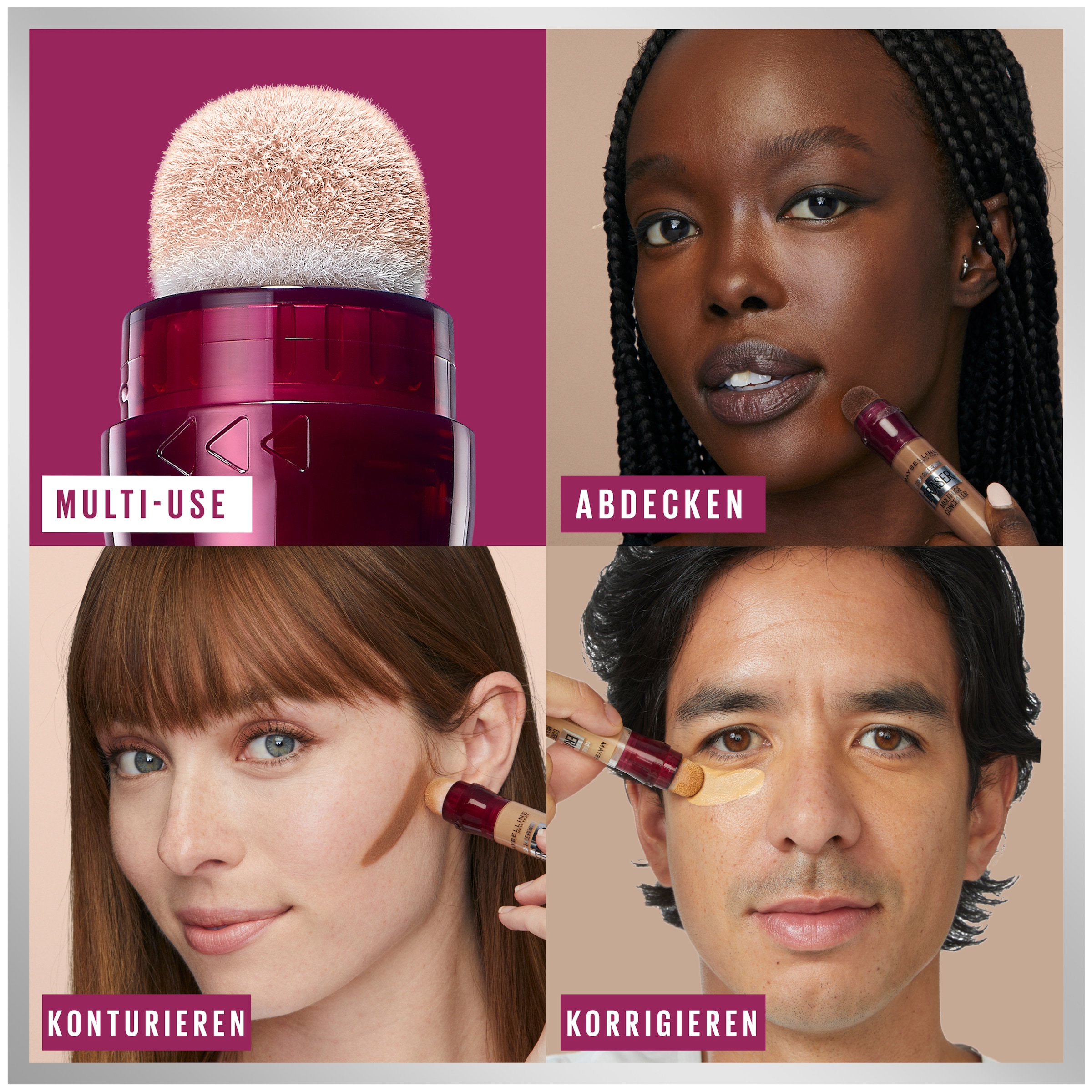 MAYBELLINE NEW YORK Concealer »INSTANT ANTI-AGE MULTI-USE CONCEALER« für sichtbar straffere Haut und einen ebenmäßigen Teint