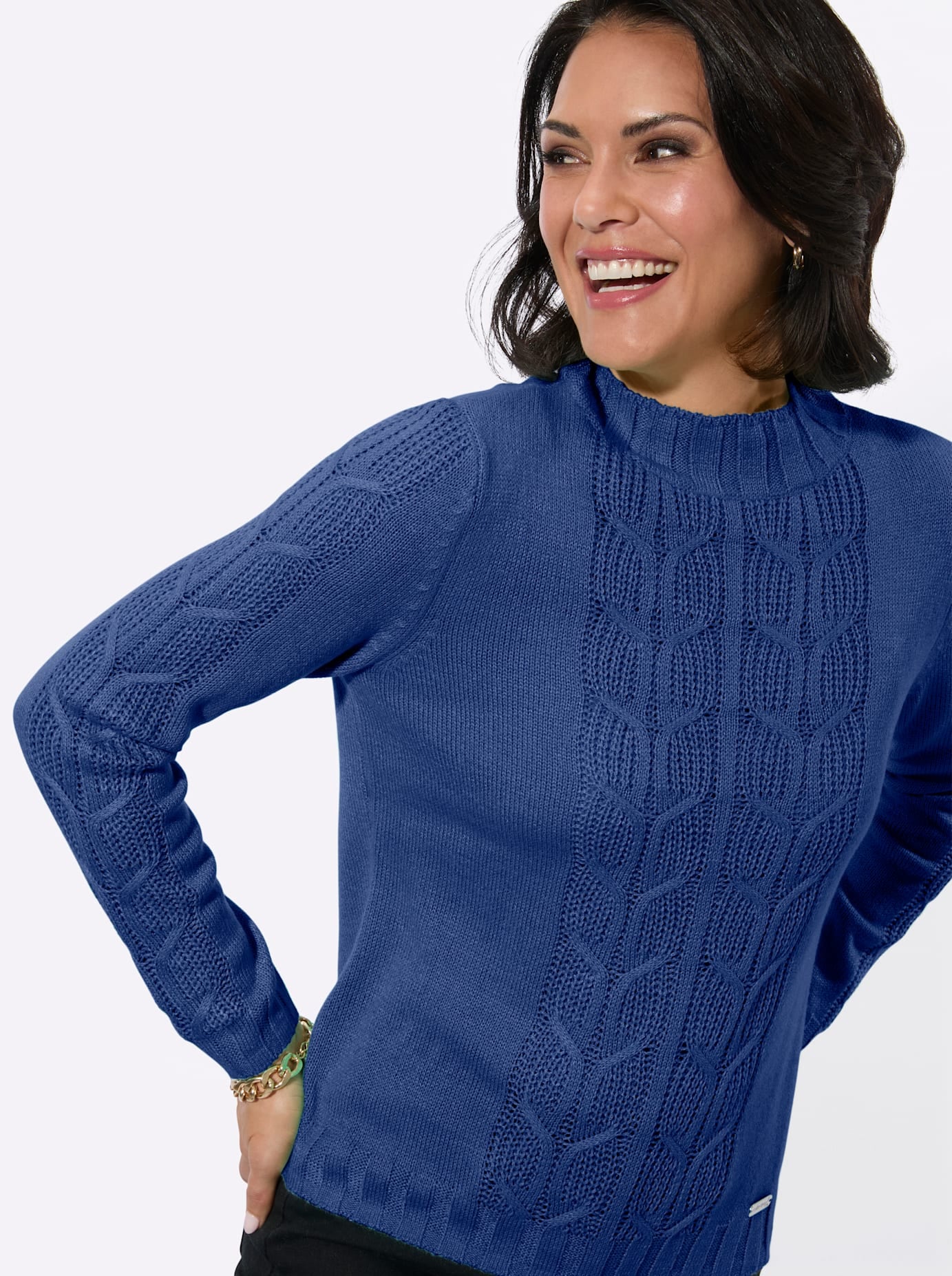 Casual Looks Stehkragenpullover »Stehkragen-Pullover«