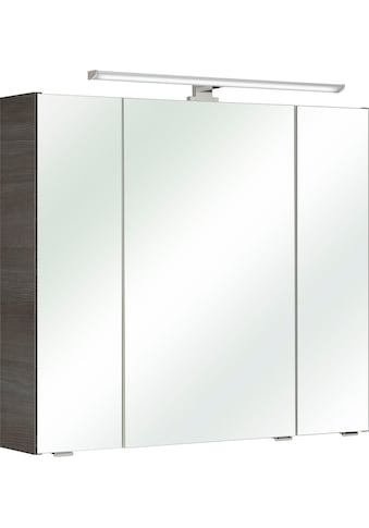 PELIPAL Spiegelschrank »Quickset«, Breite 80 cm, 3-türig, LED-Beleuchtung,... kaufen