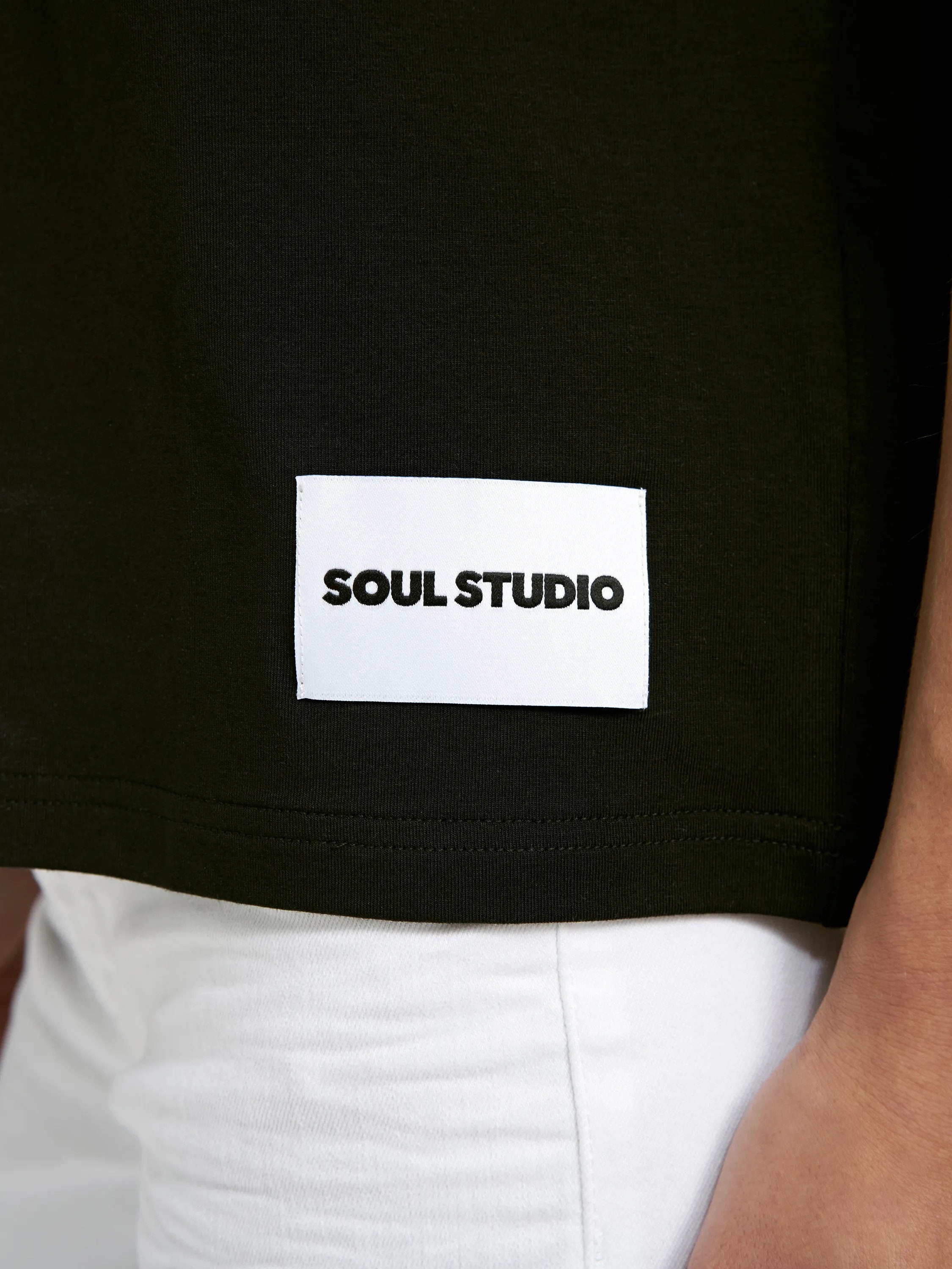 Smith & Soul T-Shirt mit Umschlagsaum, Rundhalsform