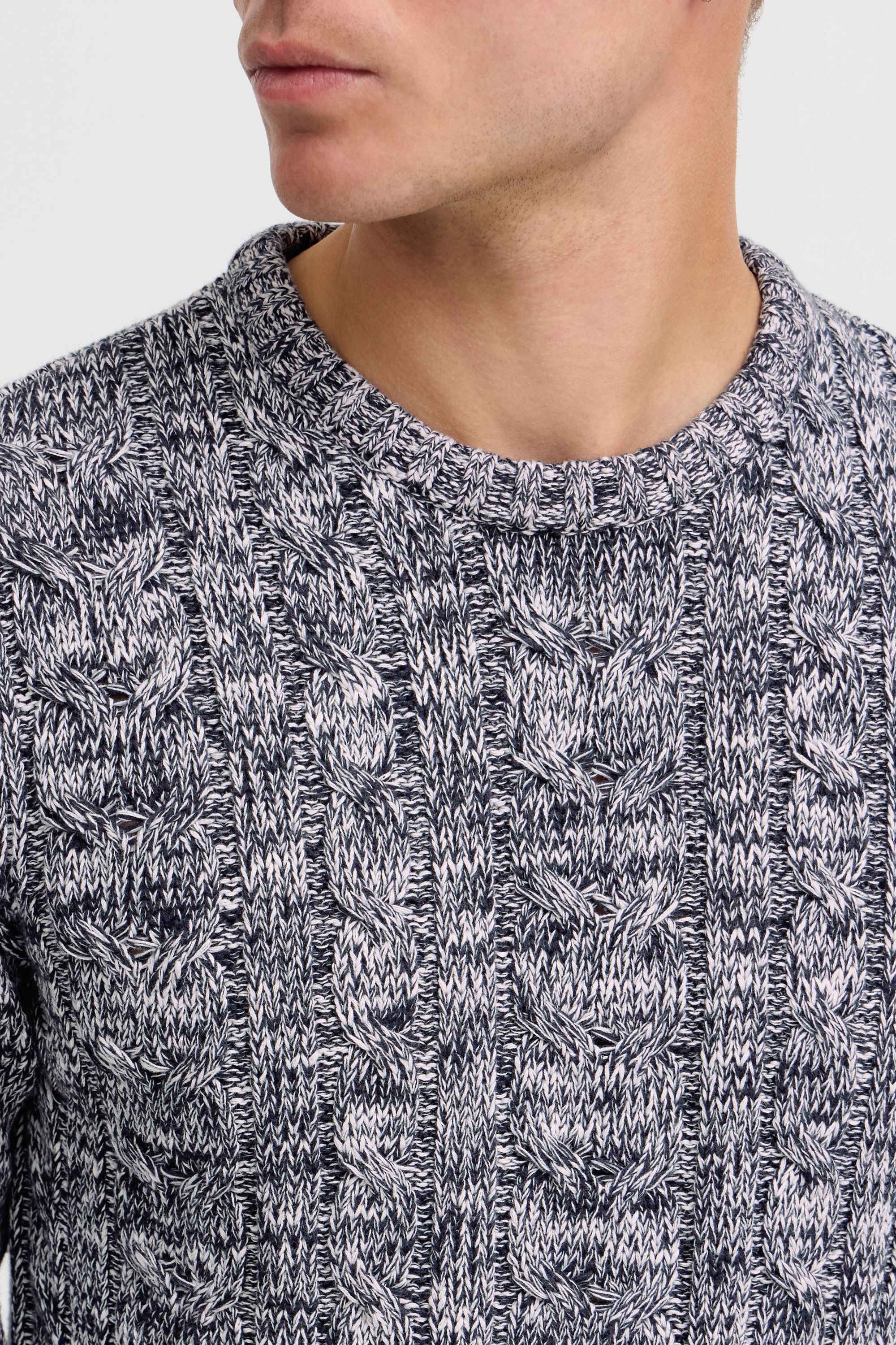 !Solid Strickfleece-Pullover »Strickpullover SDPhilemon«
