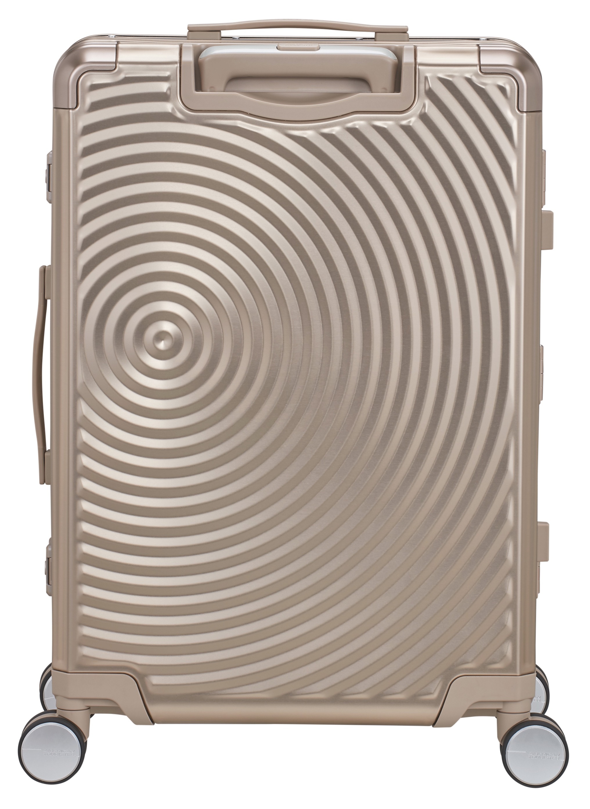 American Tourister® Hartschalen-Trolley »SOUNDBOX ALU, verschiedene Größen und Farben« 73 l 4 Rollen Hartschalen-Koffer zwei TSA-Schlösser Aluminium-Koffer