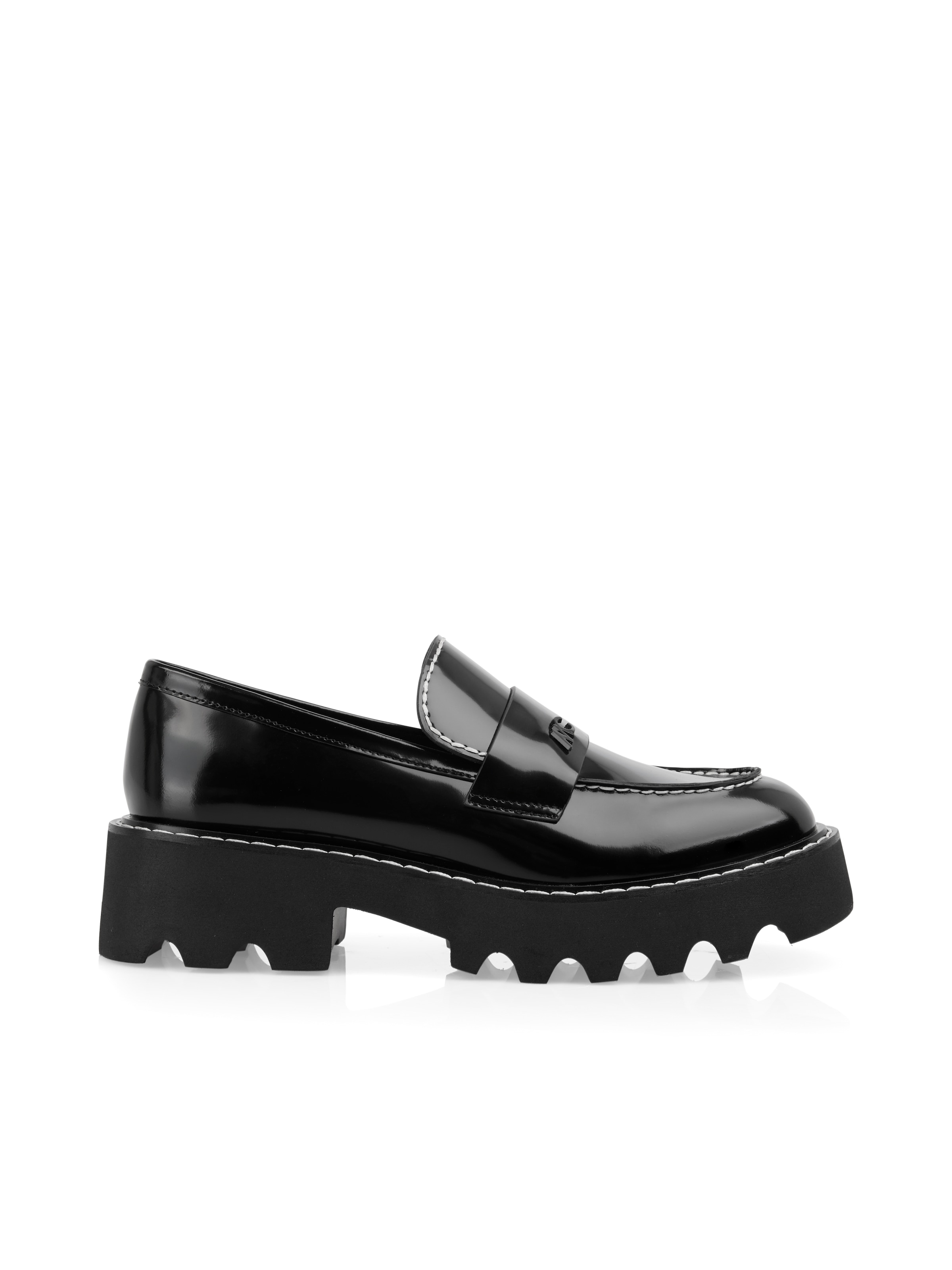 Marc Cain Loafer  Blockabsatz, Plateau, Slipper mit klassischem Zierriegel
