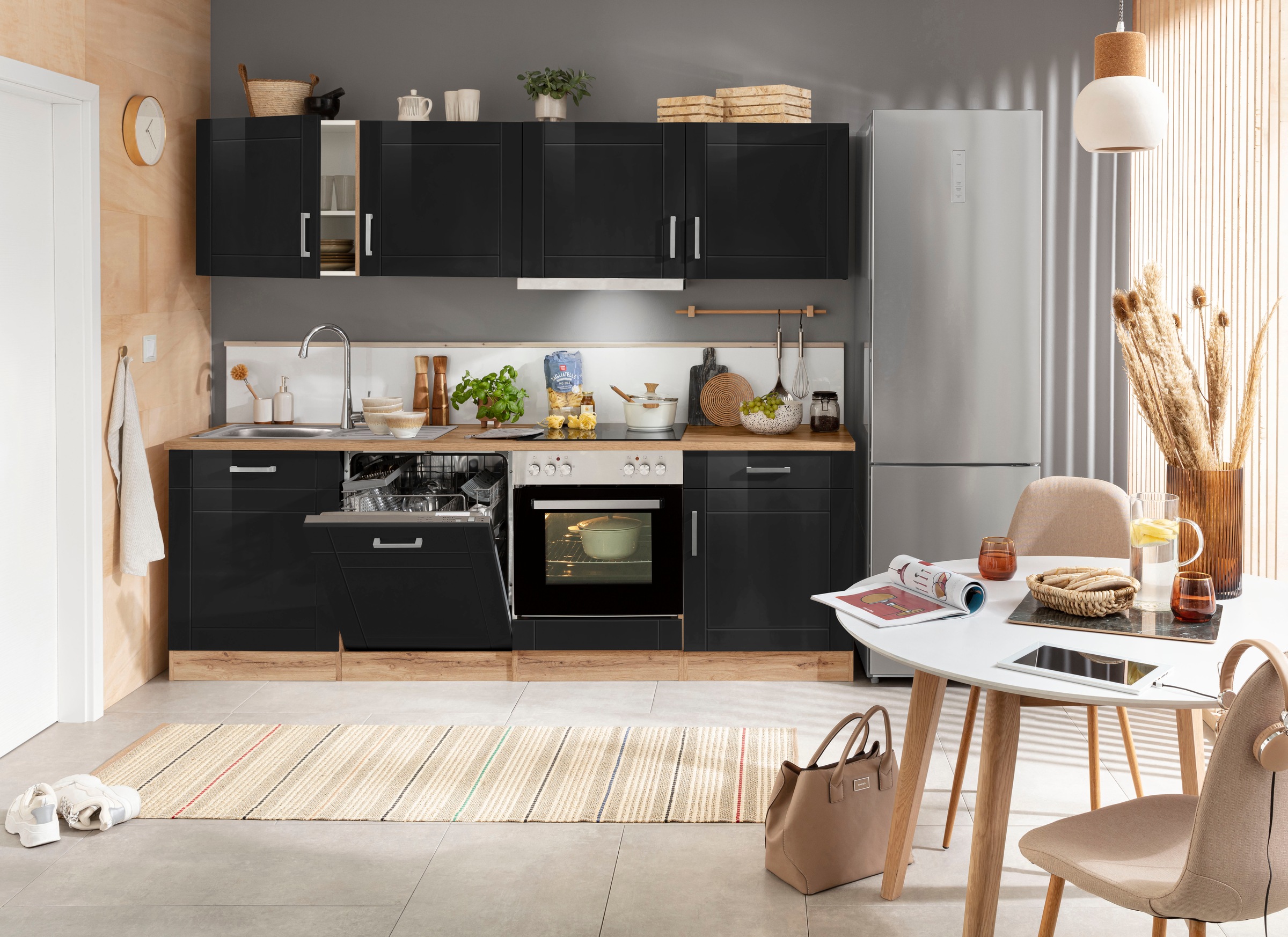 HELD MÖBEL Küchenzeile »Tinnum«, mit E-Geräten, Breite 240 cm kaufen bei  OTTO | Herdumbauschränke