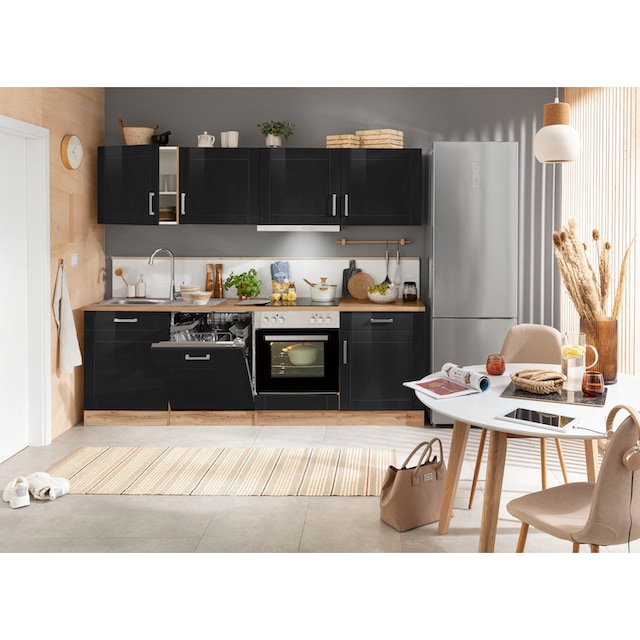 HELD MÖBEL Küchenzeile »Tinnum«, mit E-Geräten, Breite 240 cm kaufen bei  OTTO