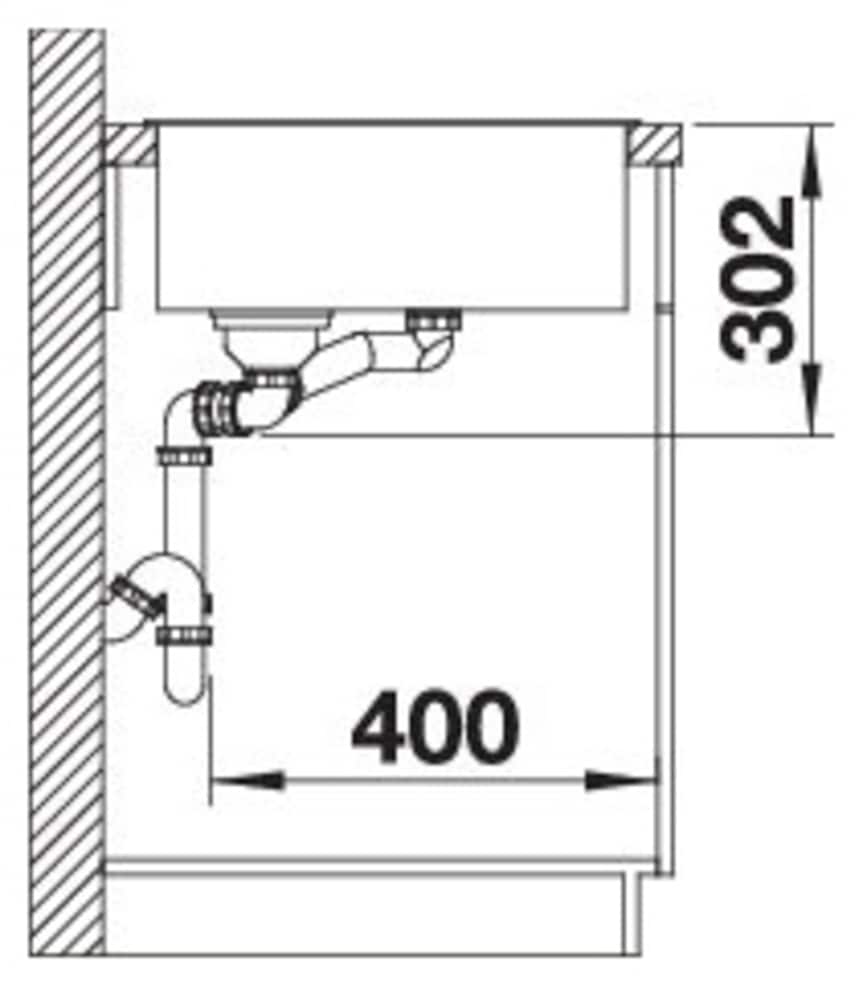Blanco Granitspüle »AXIA III 6 S« 1 Stk. tlg. inklusive gratis Glasschneidebrett und Edelstahl-Schale